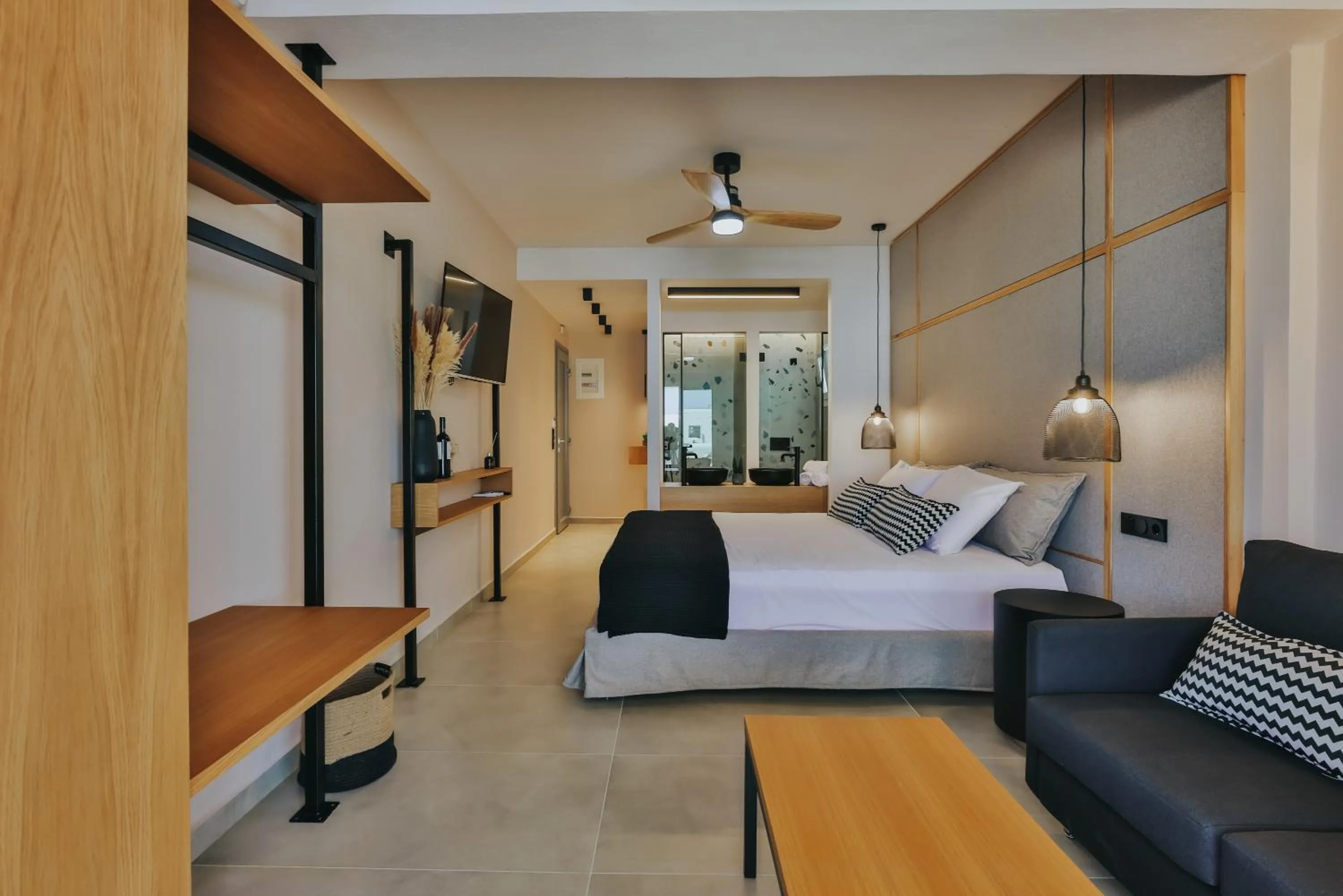 Bed in Villa veranda