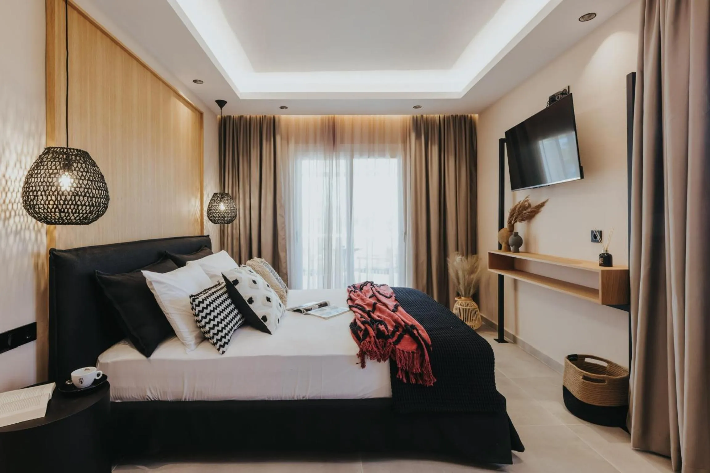 Bed in Villa veranda