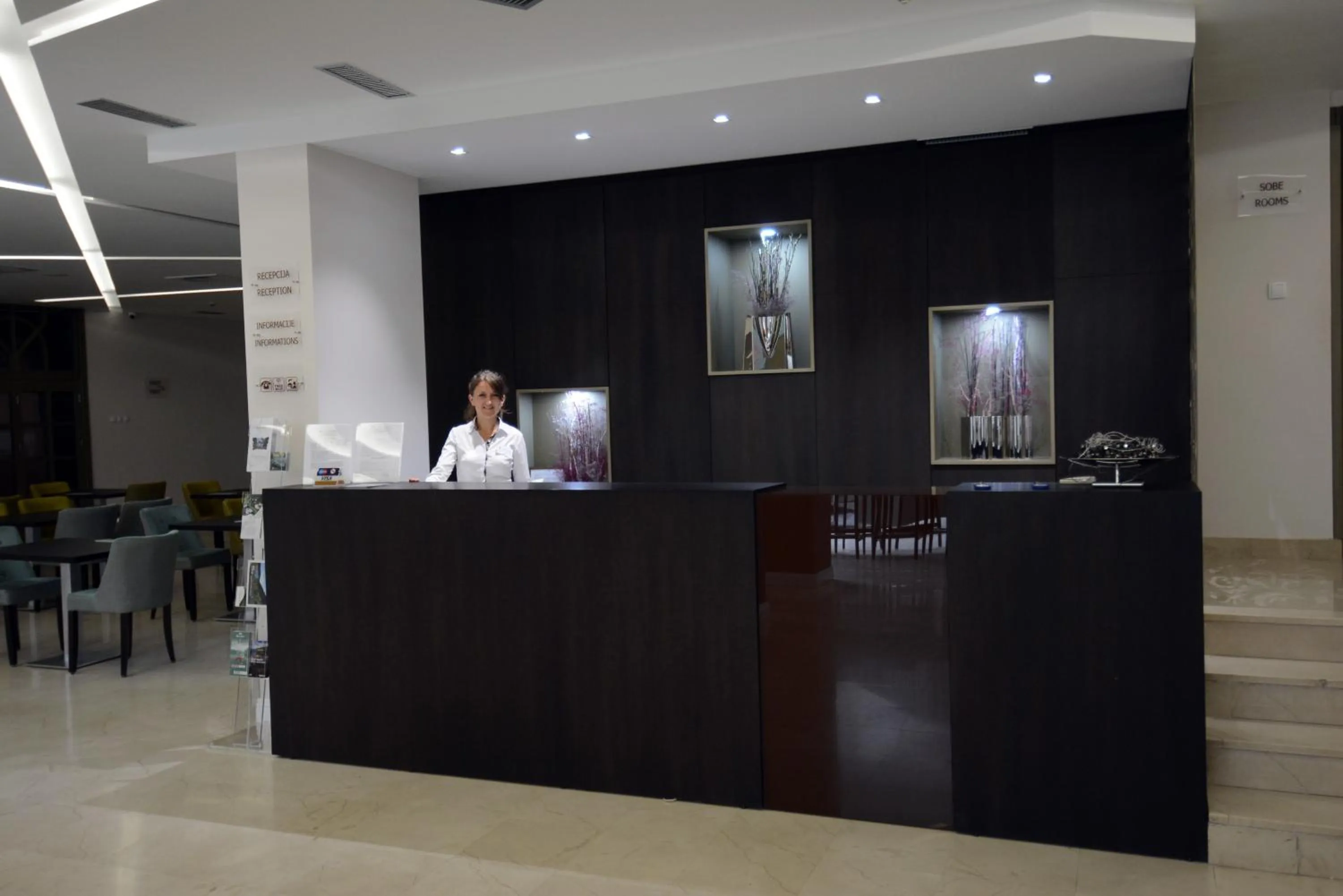 Lobby or reception in Zepter Hotel Drina Bajina Basta, member of Zepter Hotels