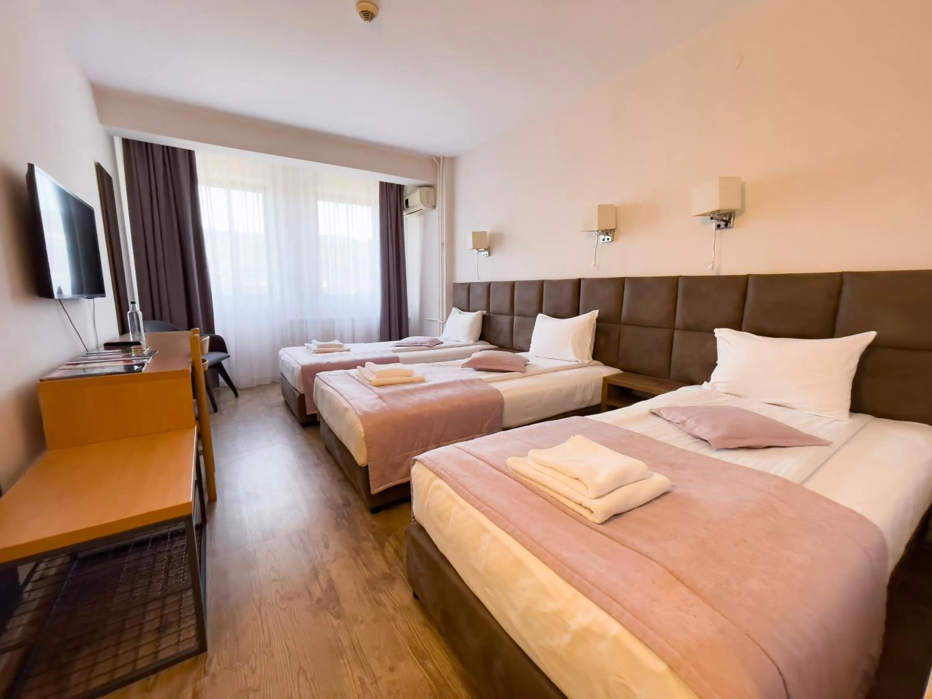 Bed in Zepter Hotel Drina Bajina Basta, member of Zepter Hotels
