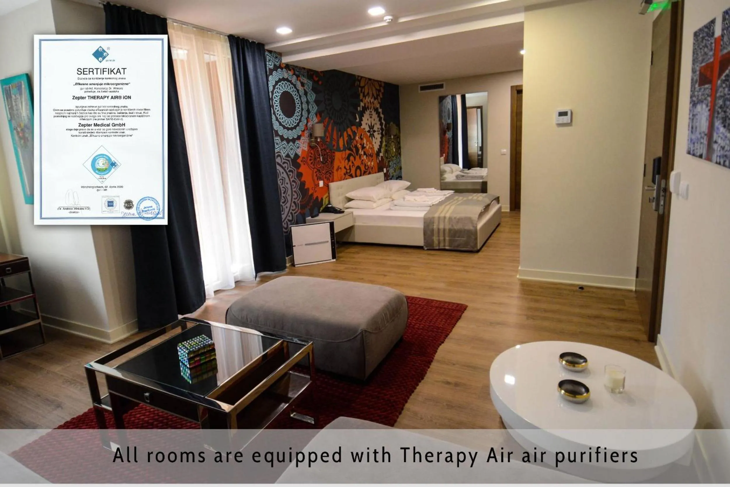 Bedroom, Bed in Zepter Hotel Drina Bajina Basta, member of Zepter Hotels