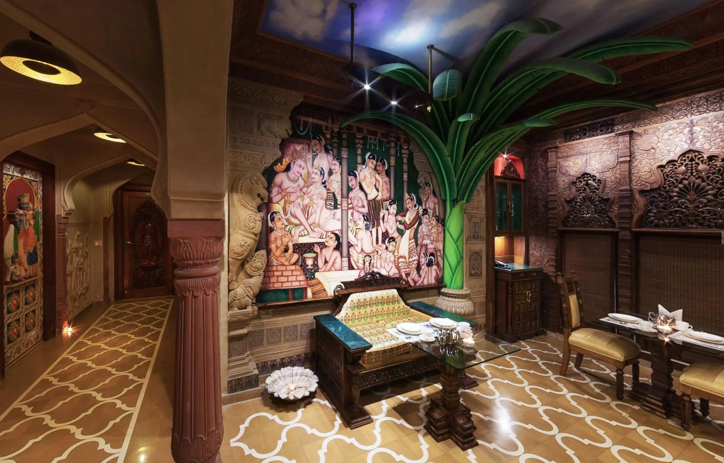 Breakfast in Pearl Palace Heritage Boutique Hotel