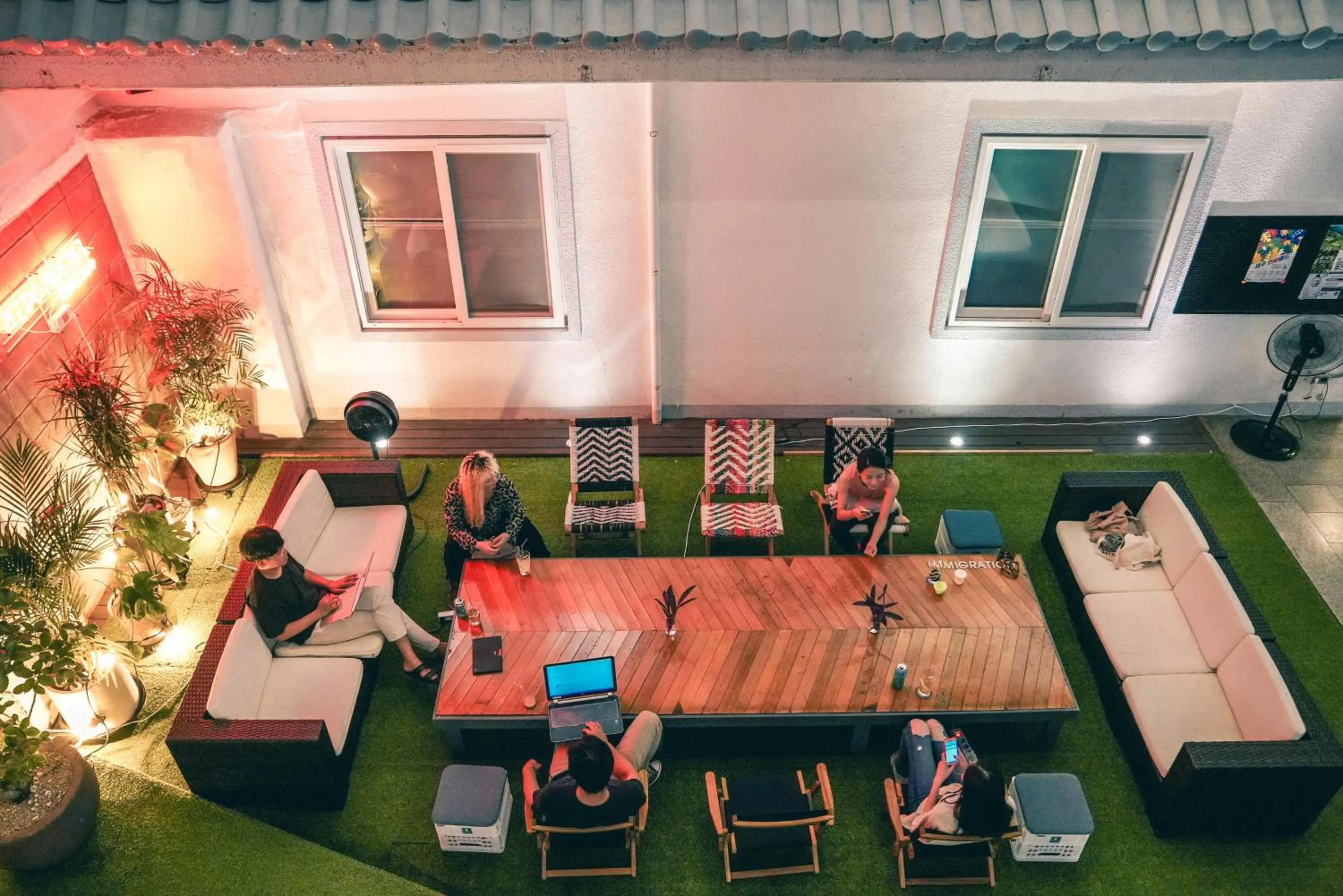 Garden in Mido Hostel