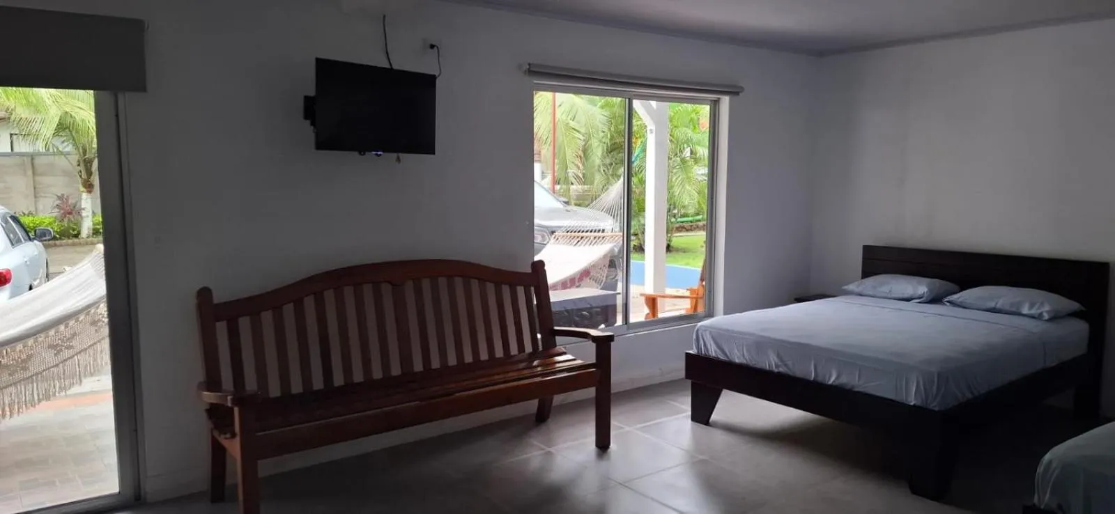 Bed in Hotel Marielos