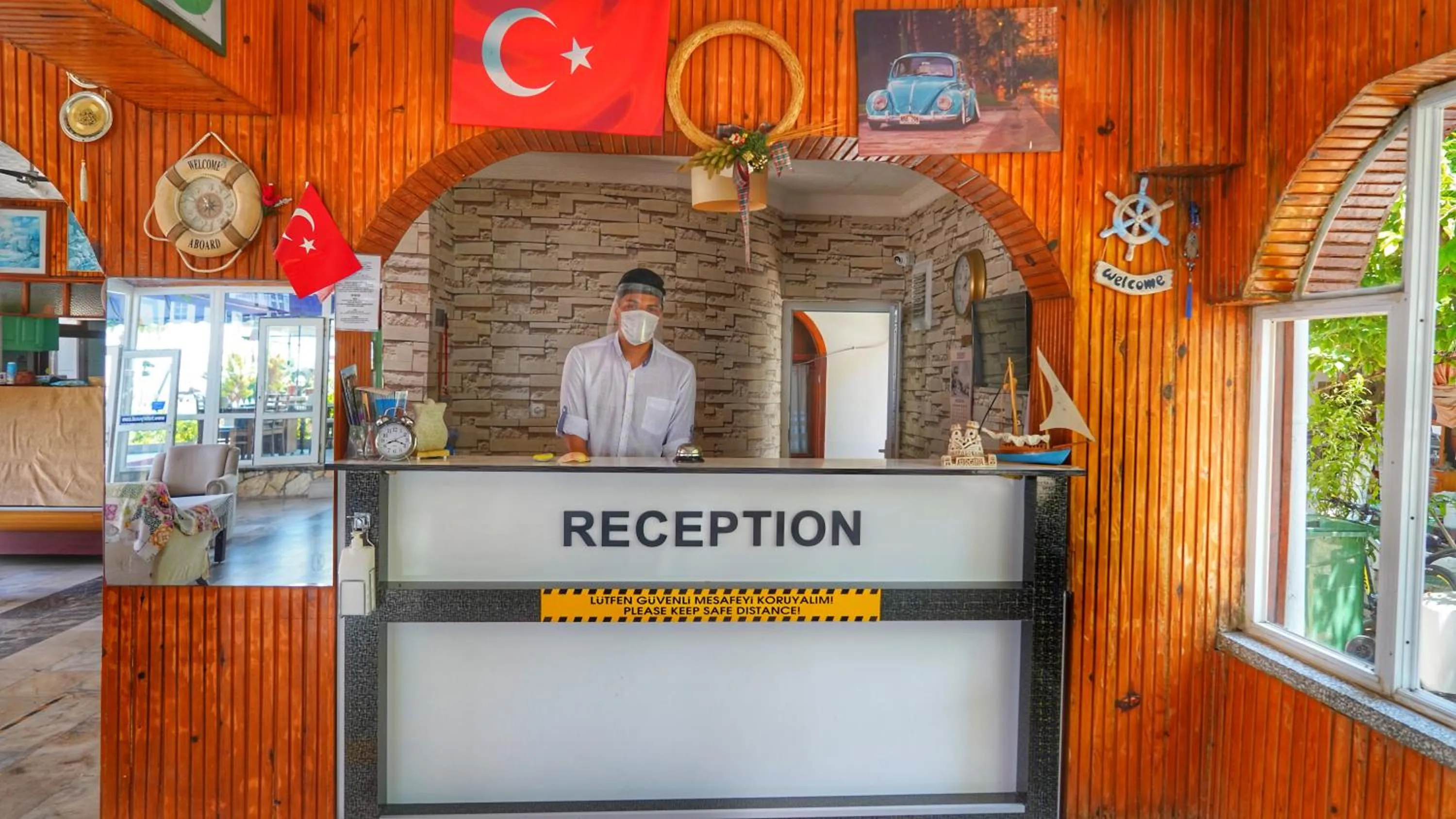 Lobby or reception in Yücel Hotel