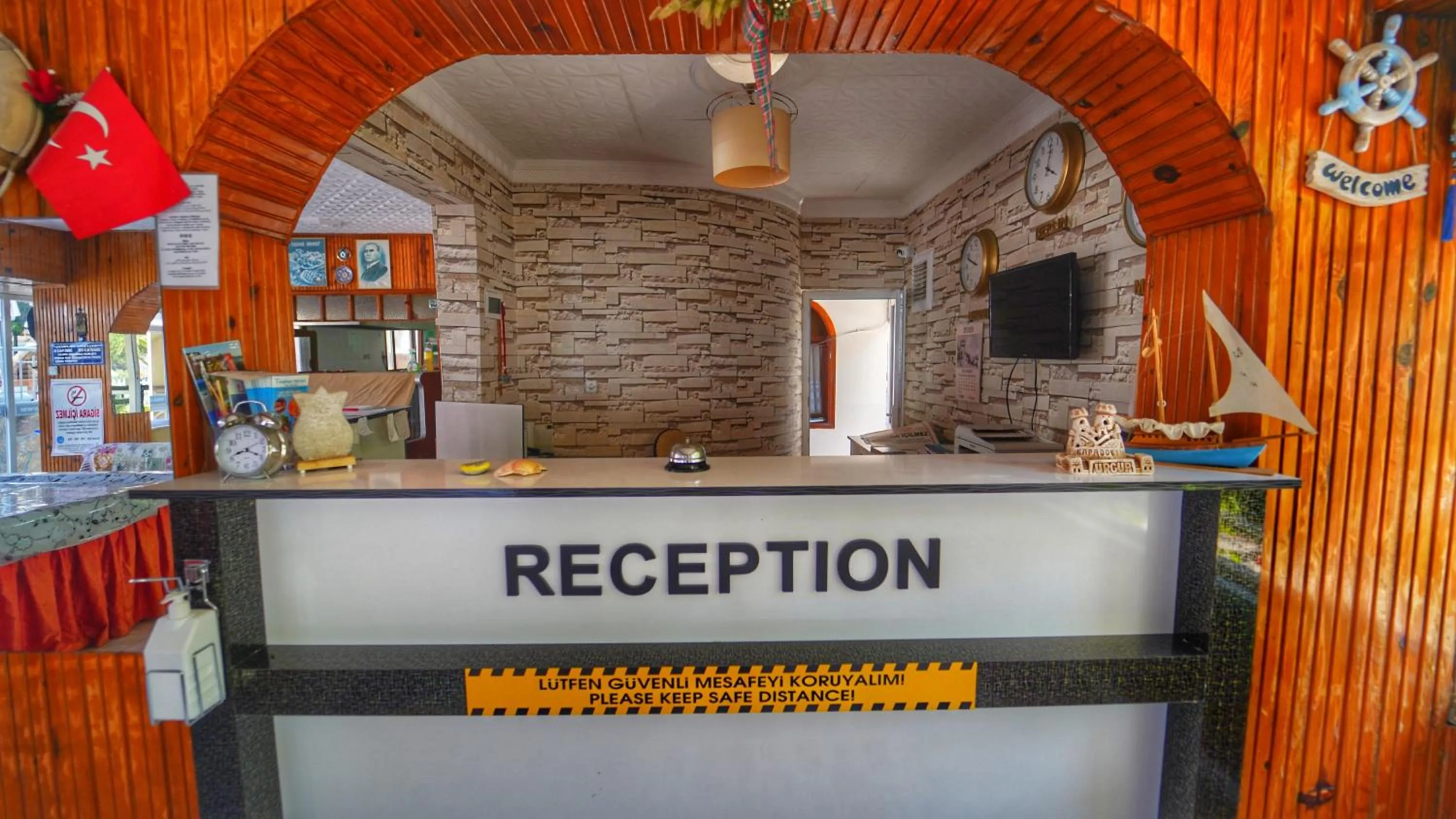 Lobby or reception in Yücel Hotel