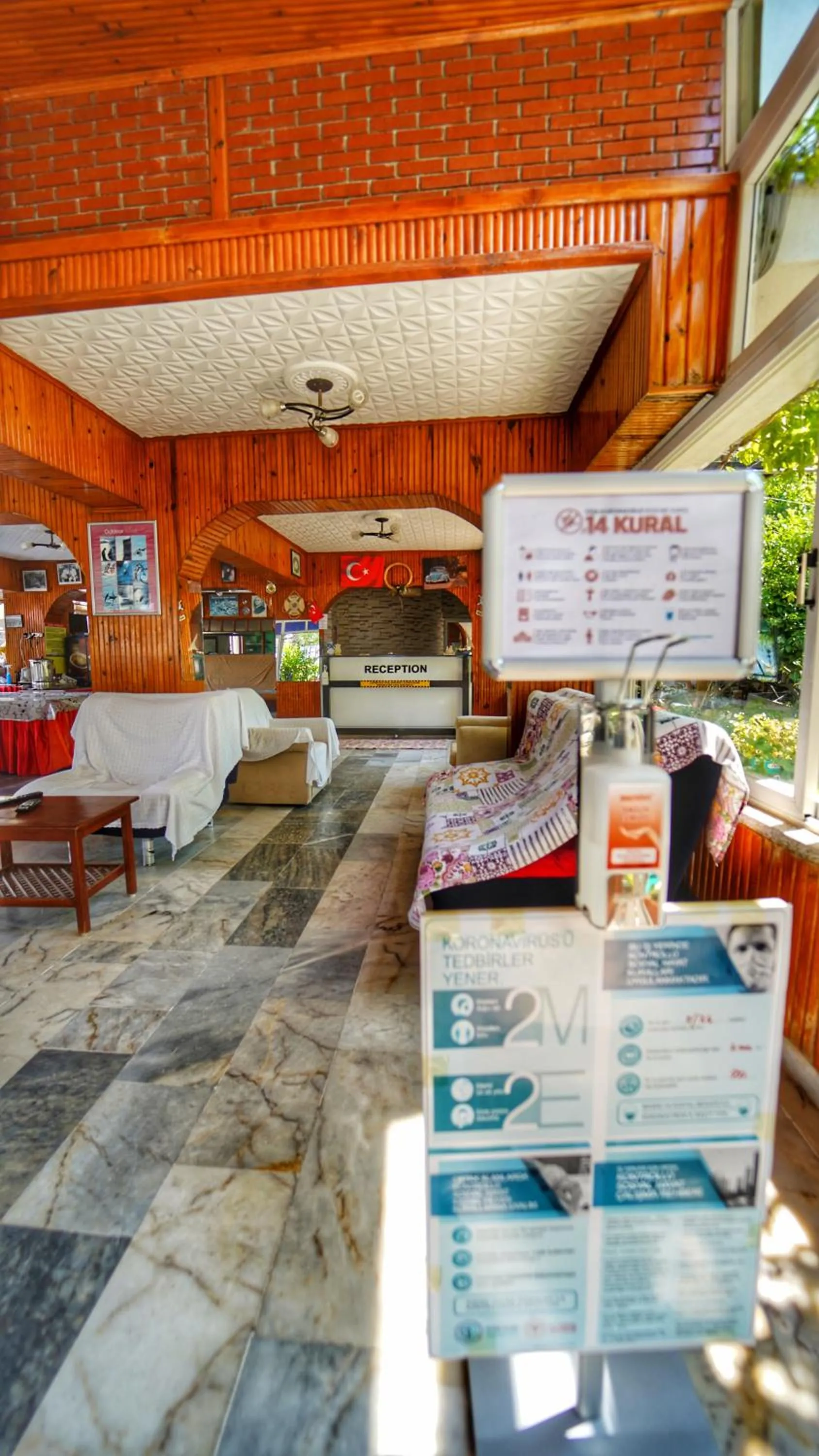 Lobby or reception in Yücel Hotel