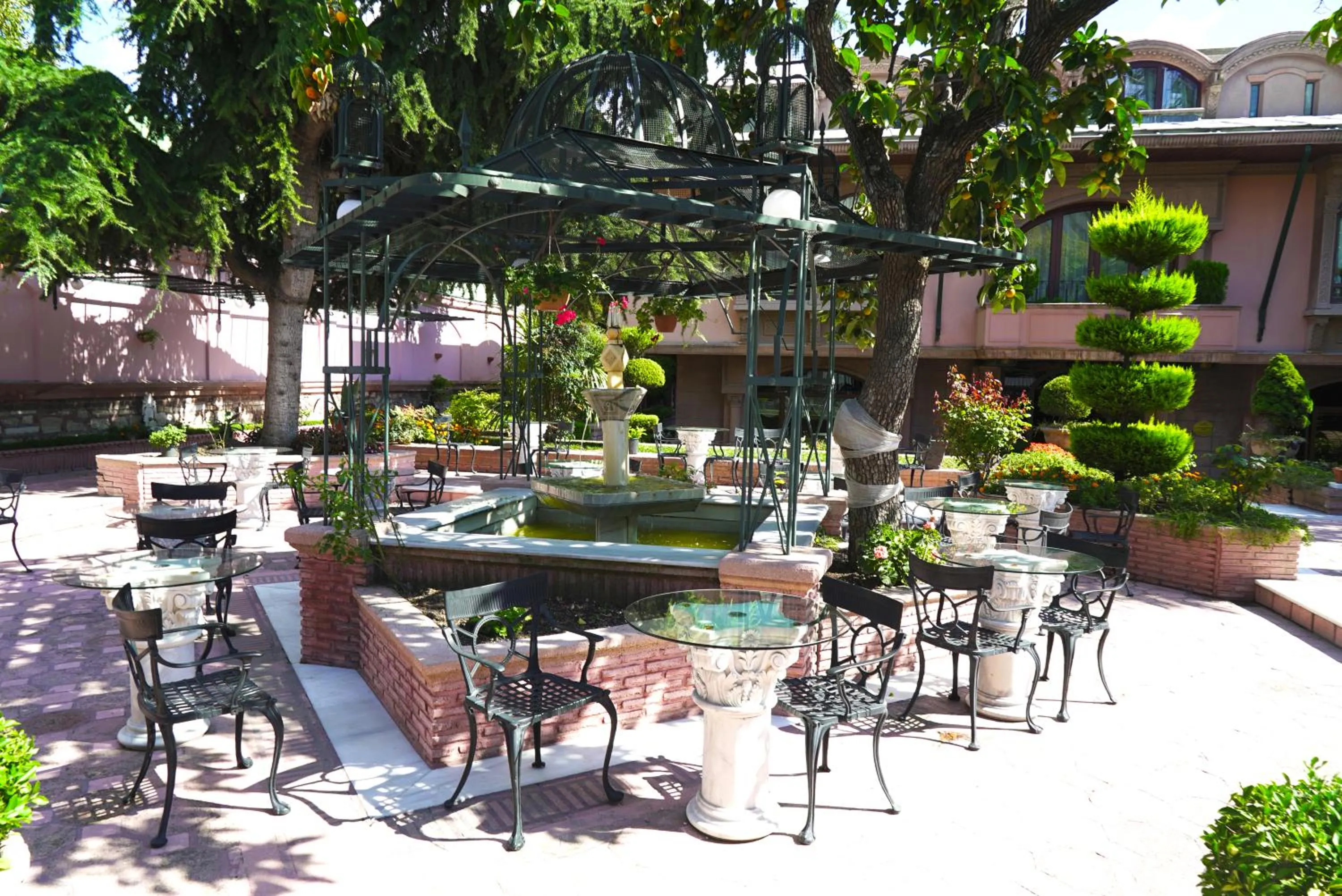 Garden view in Sultanahmet Palace Hotel