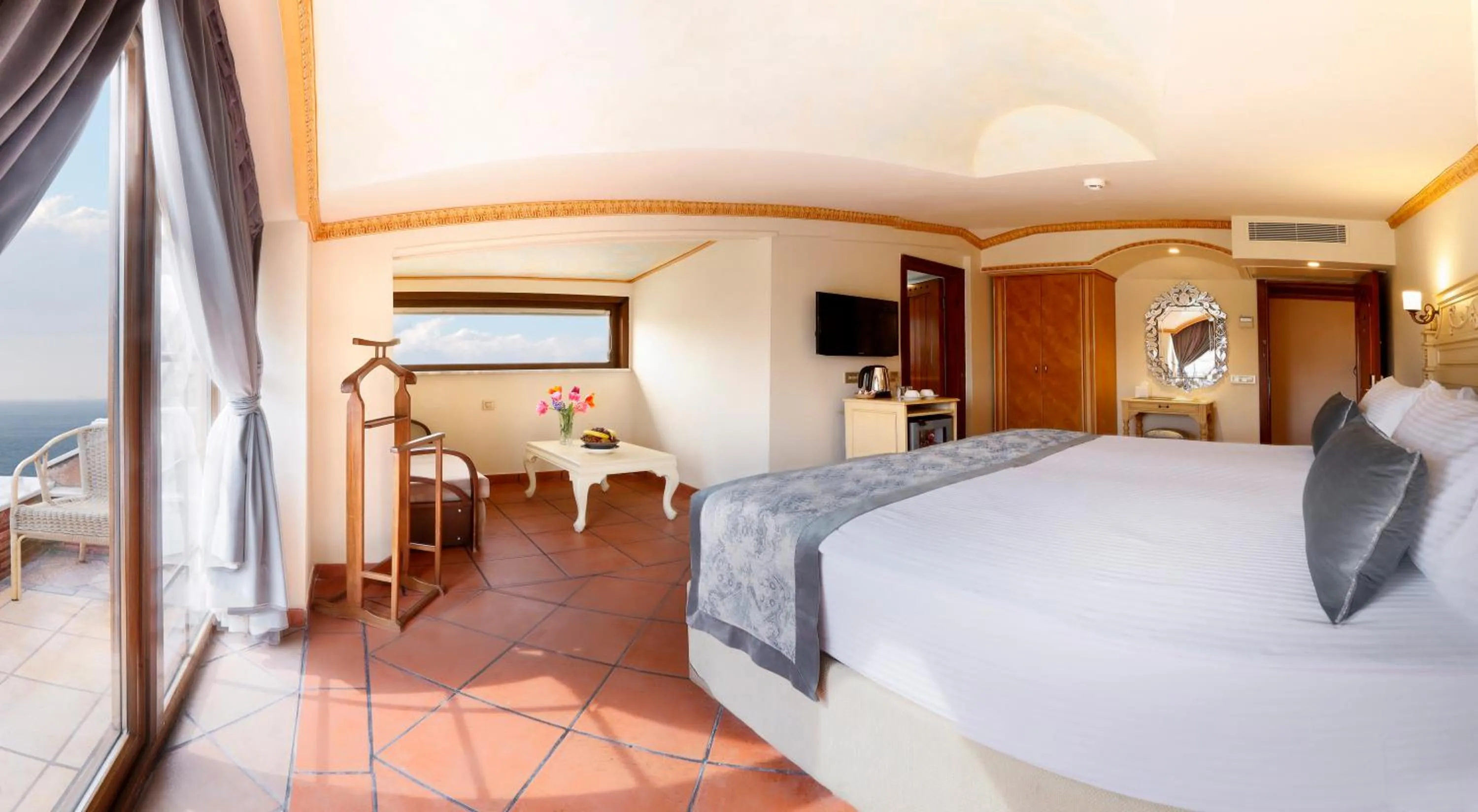 Bed in Sultanahmet Palace Hotel