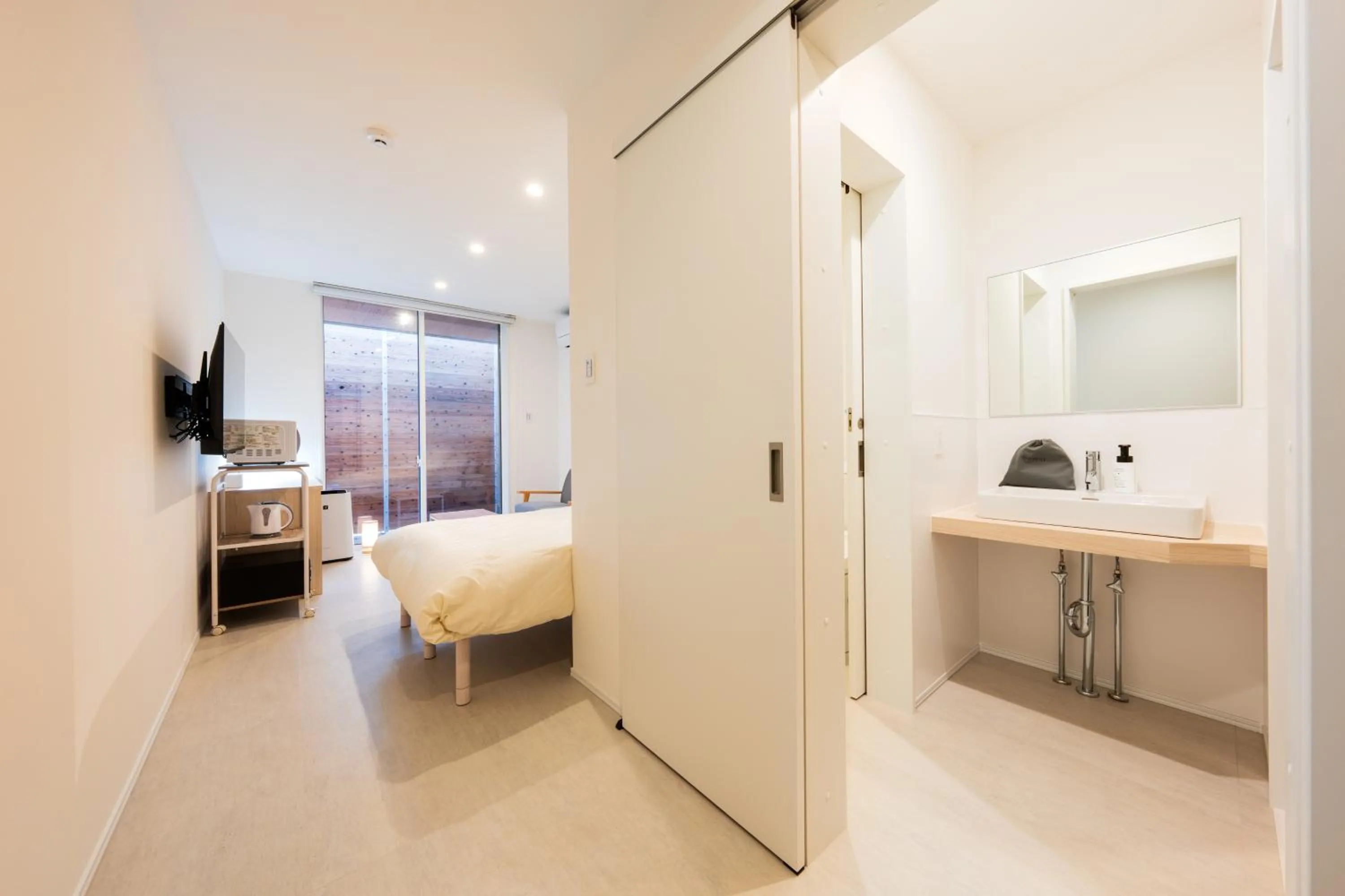 Photo of the whole room, Bed in Hotel Meguri