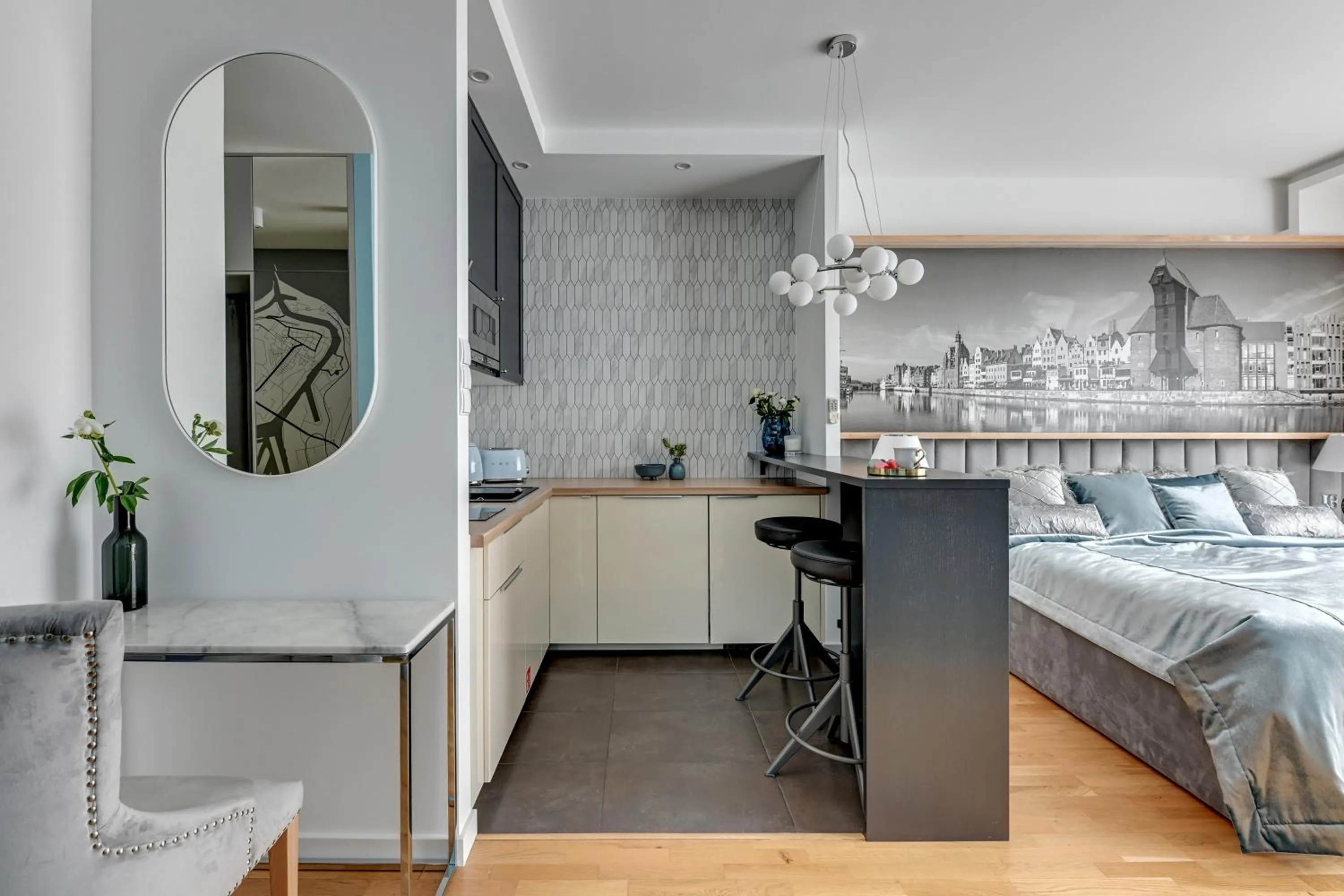 Kitchen or kitchenette in Old Town by Welcome Apartment
