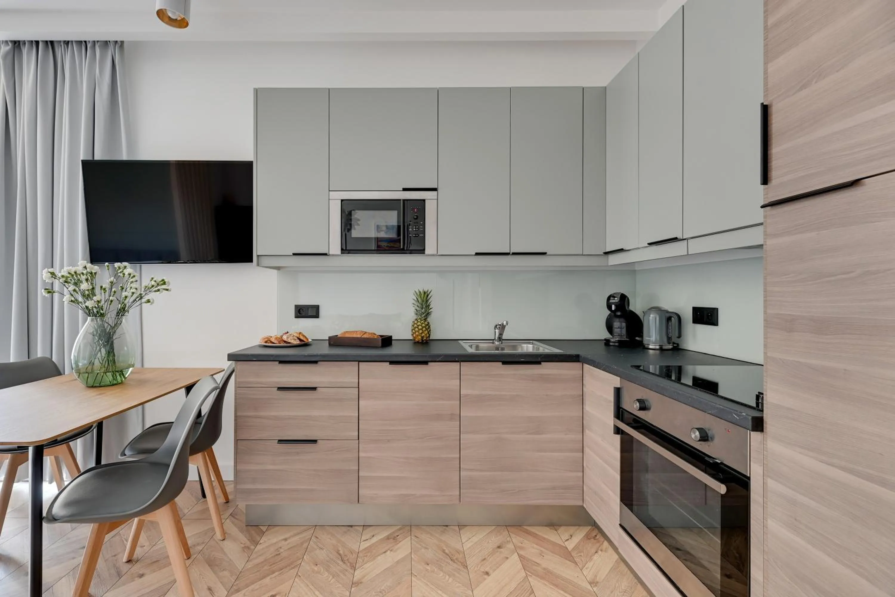Kitchen or kitchenette in Old Town by Welcome Apartment