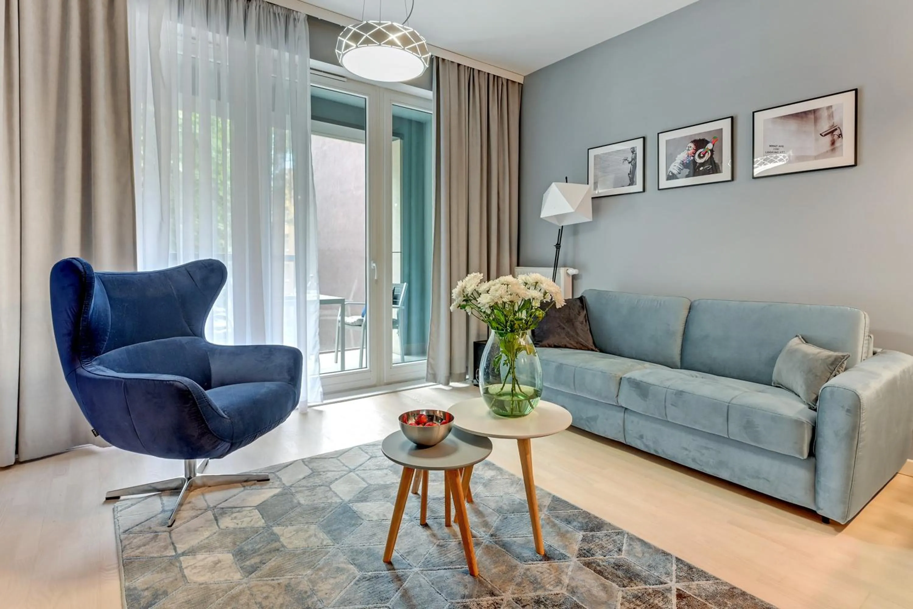 Living room in Old Town by Welcome Apartment