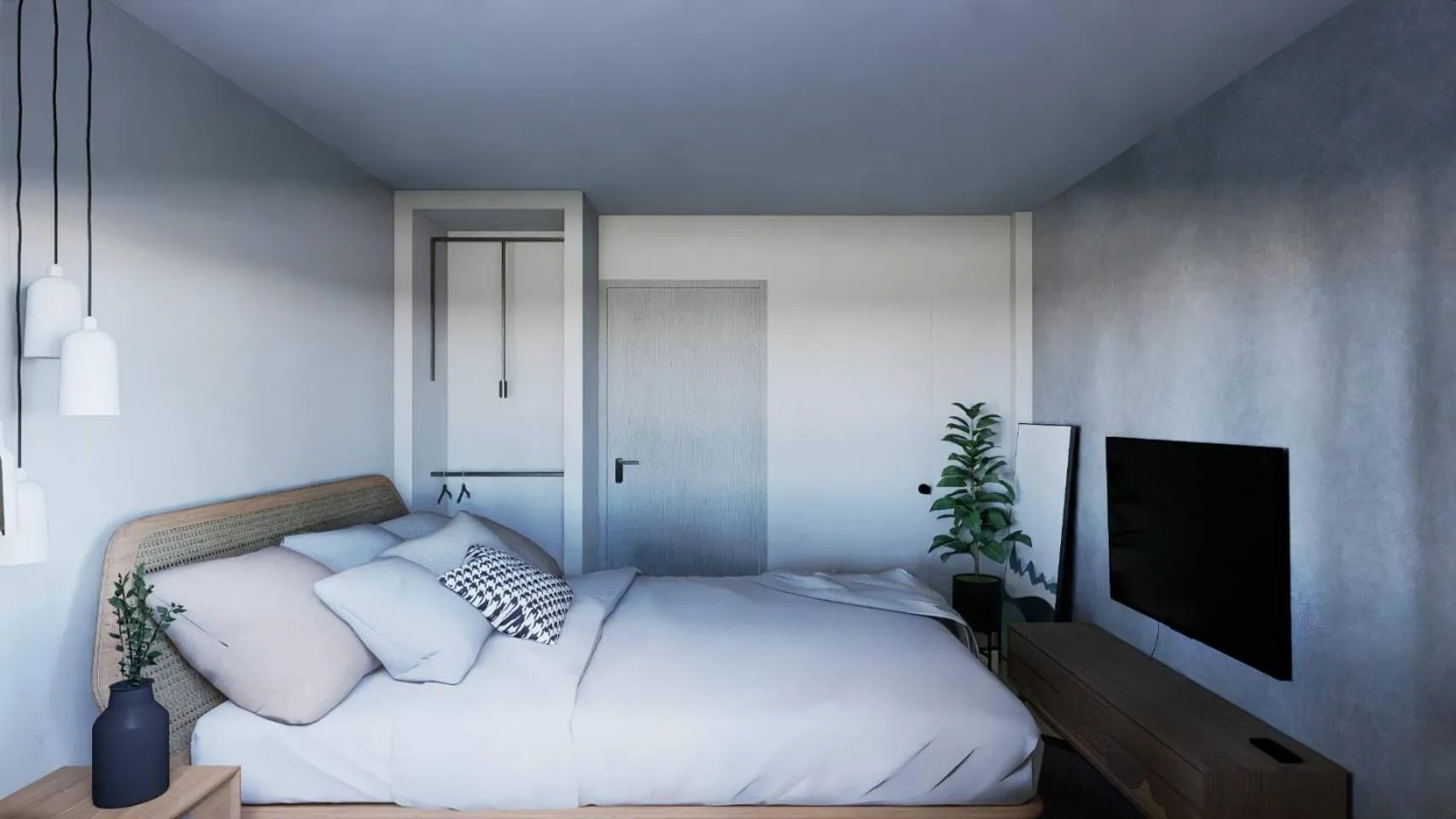 Photo of the whole room, Bed in Ko Lanta Hotels and Working Space