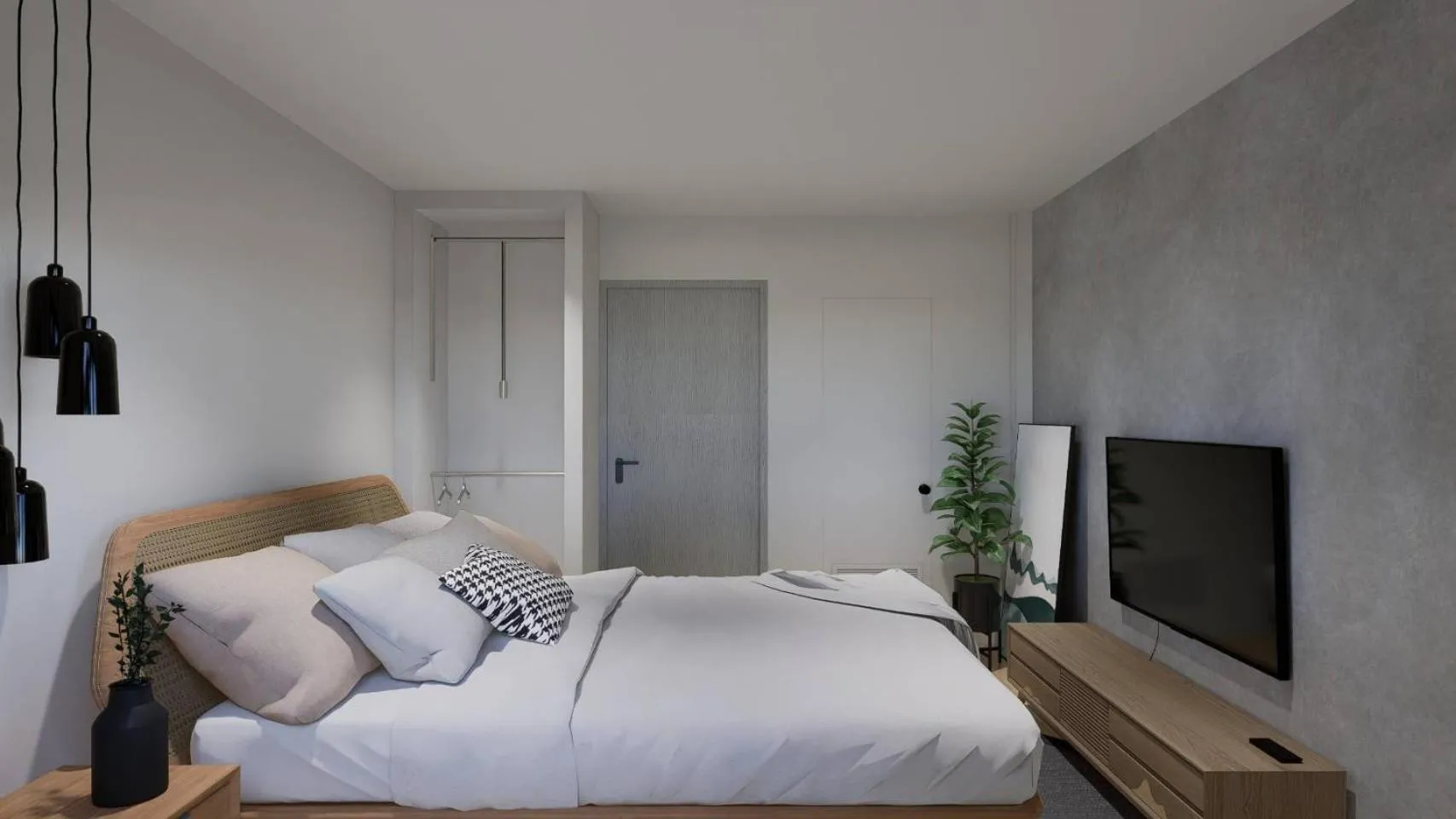 Communal lounge/ TV room, Bed in Ko Lanta Hotels and Working Space