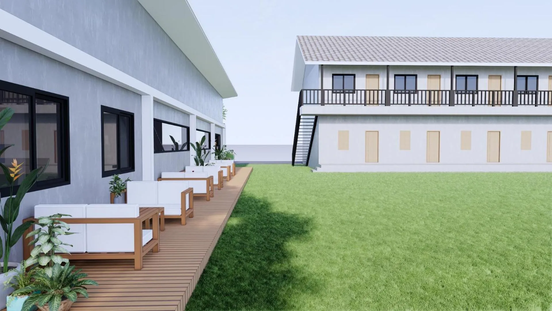 Seating area in Ko Lanta Hotels and Working Space