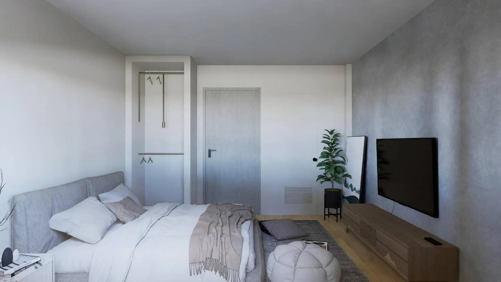 Communal lounge/ TV room, Bed in Ko Lanta Hotels and Working Space