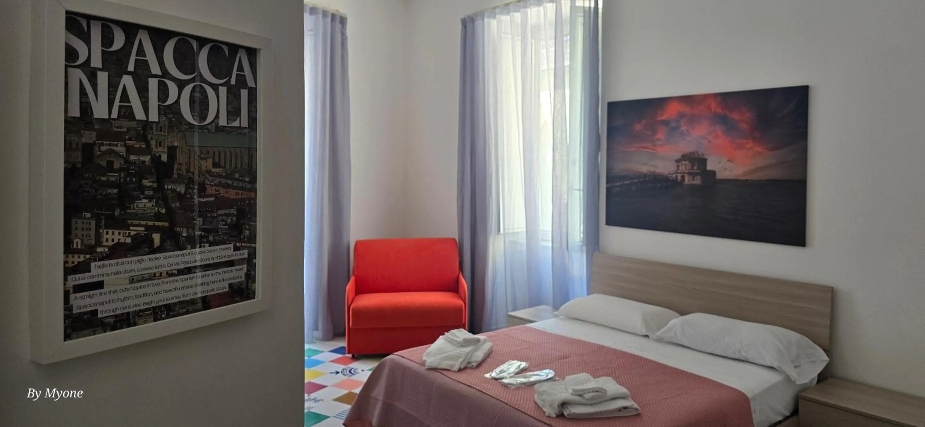 Bed in Appartamenti La Dimora di Parthenope Centro Storico