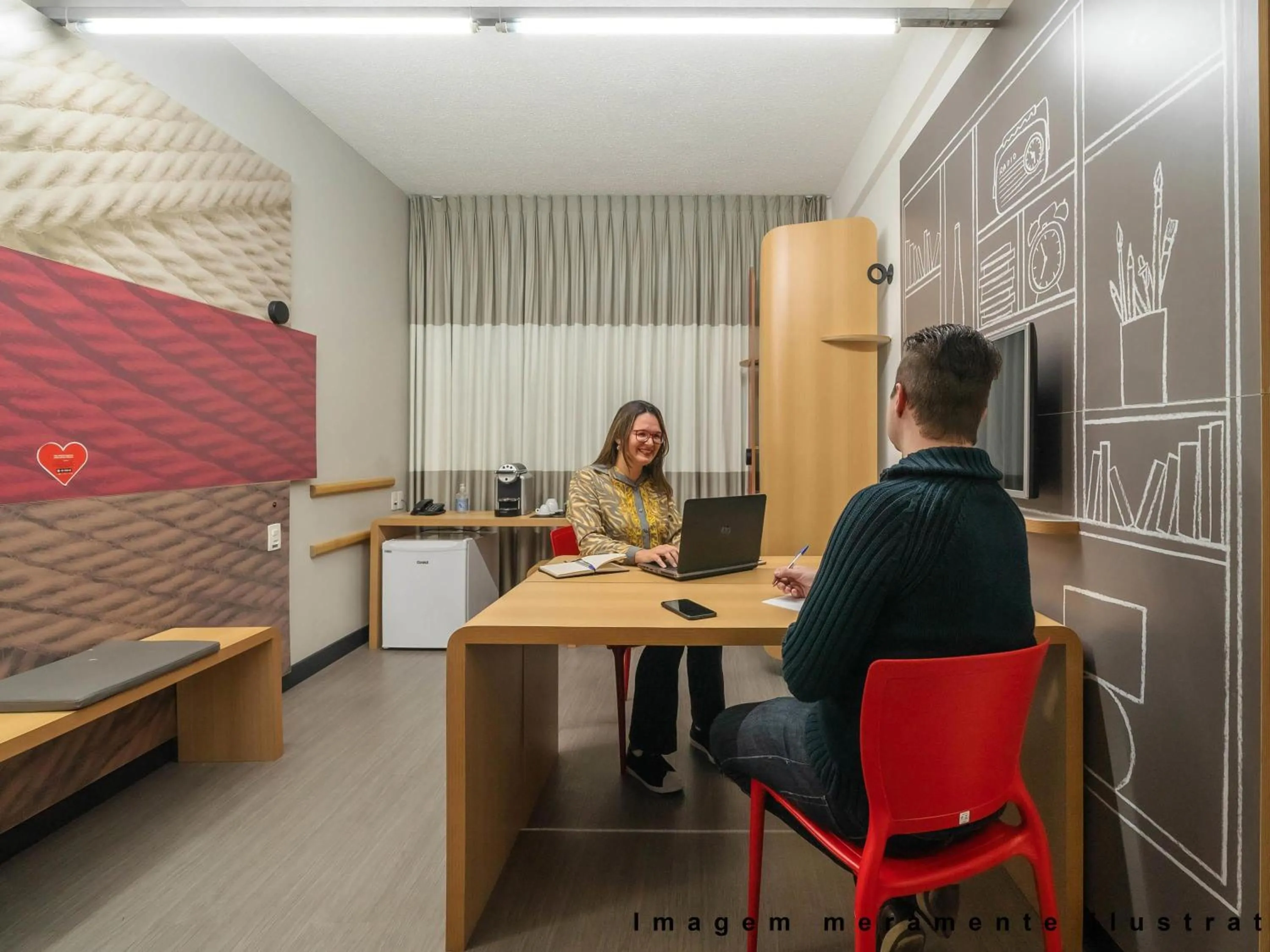 Bedroom in ibis Paulinia