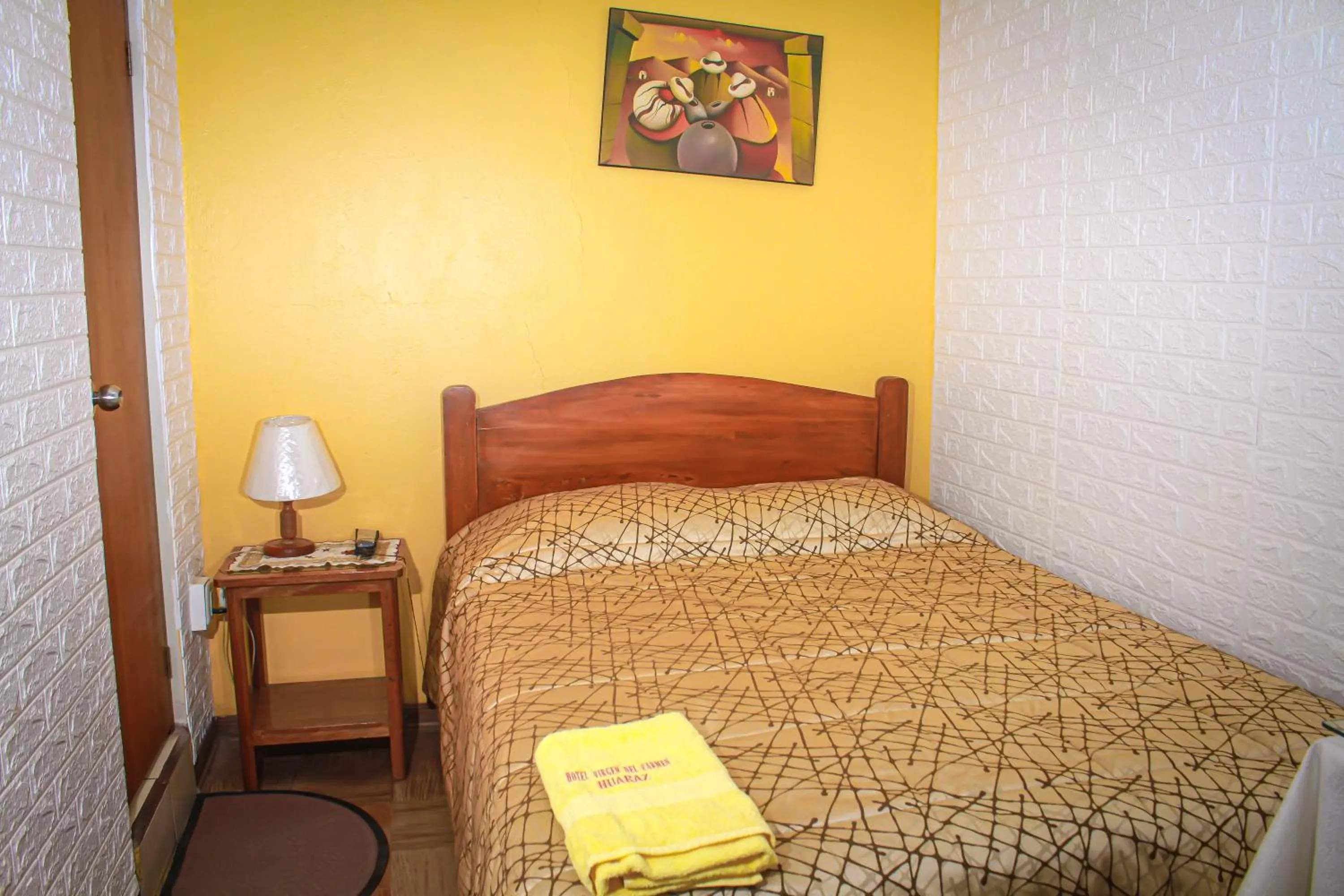 Bed in Hotel Virgen del Carmen - Huaraz