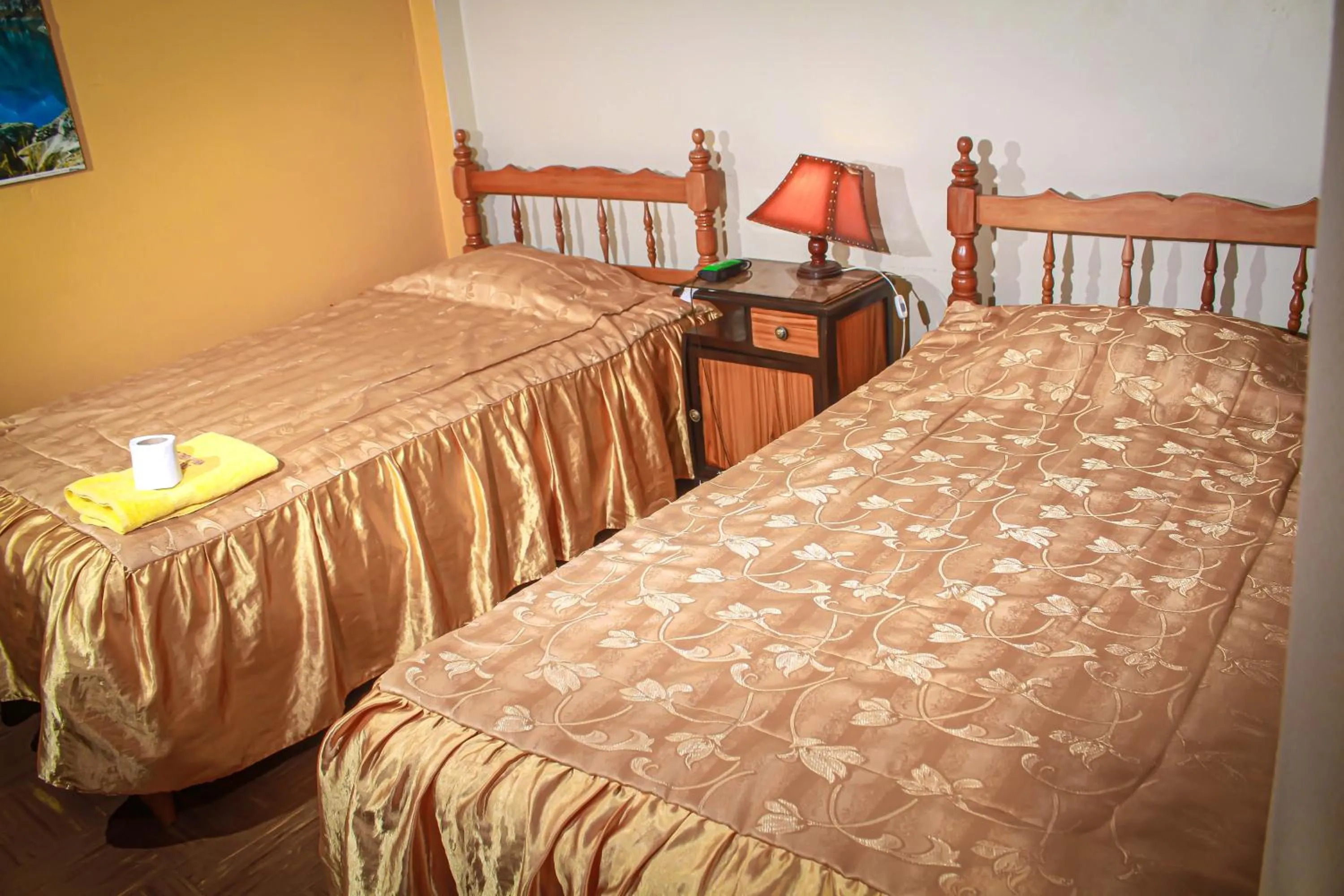 Bed in Hotel Virgen del Carmen - Huaraz