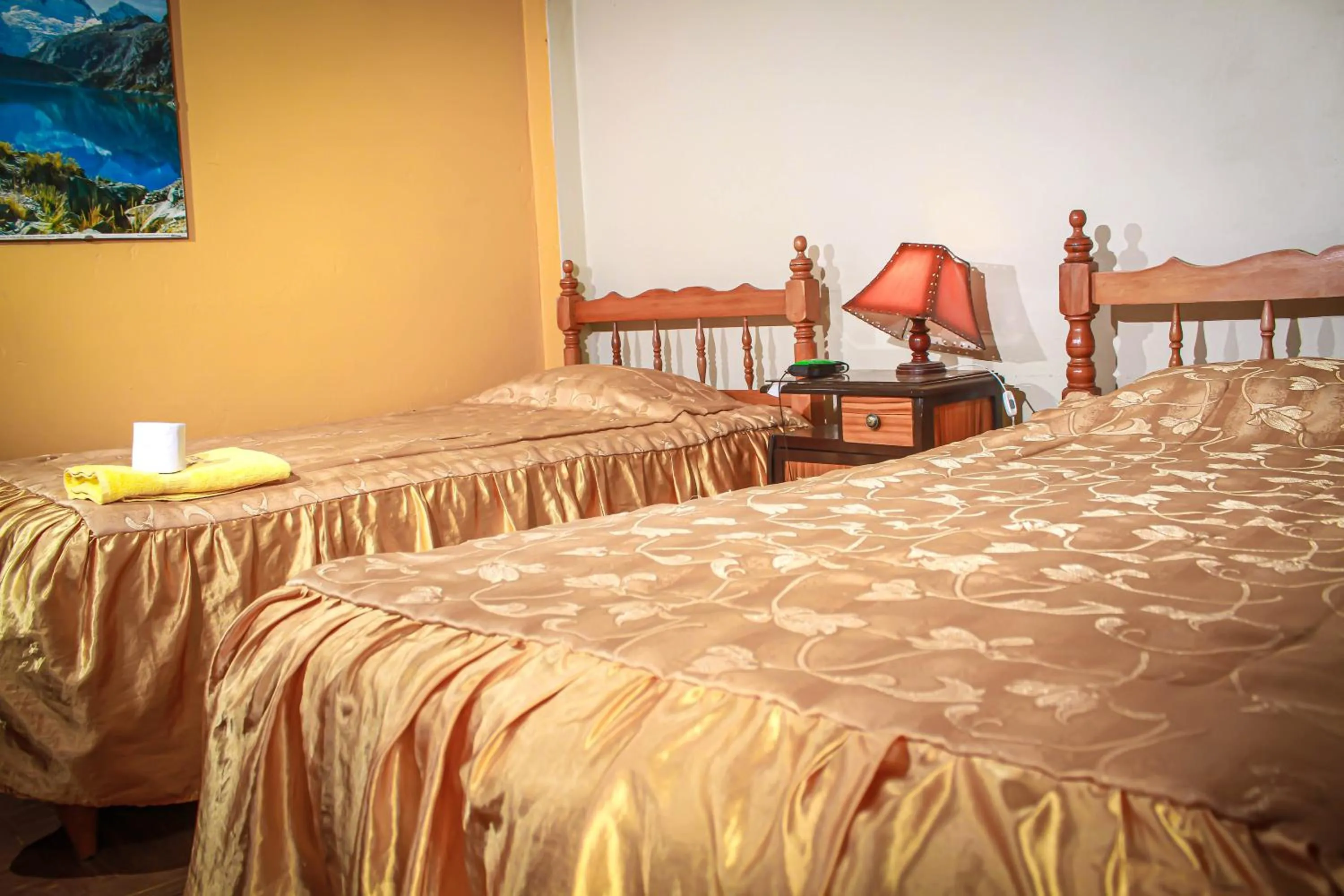 Bed in Hotel Virgen del Carmen - Huaraz