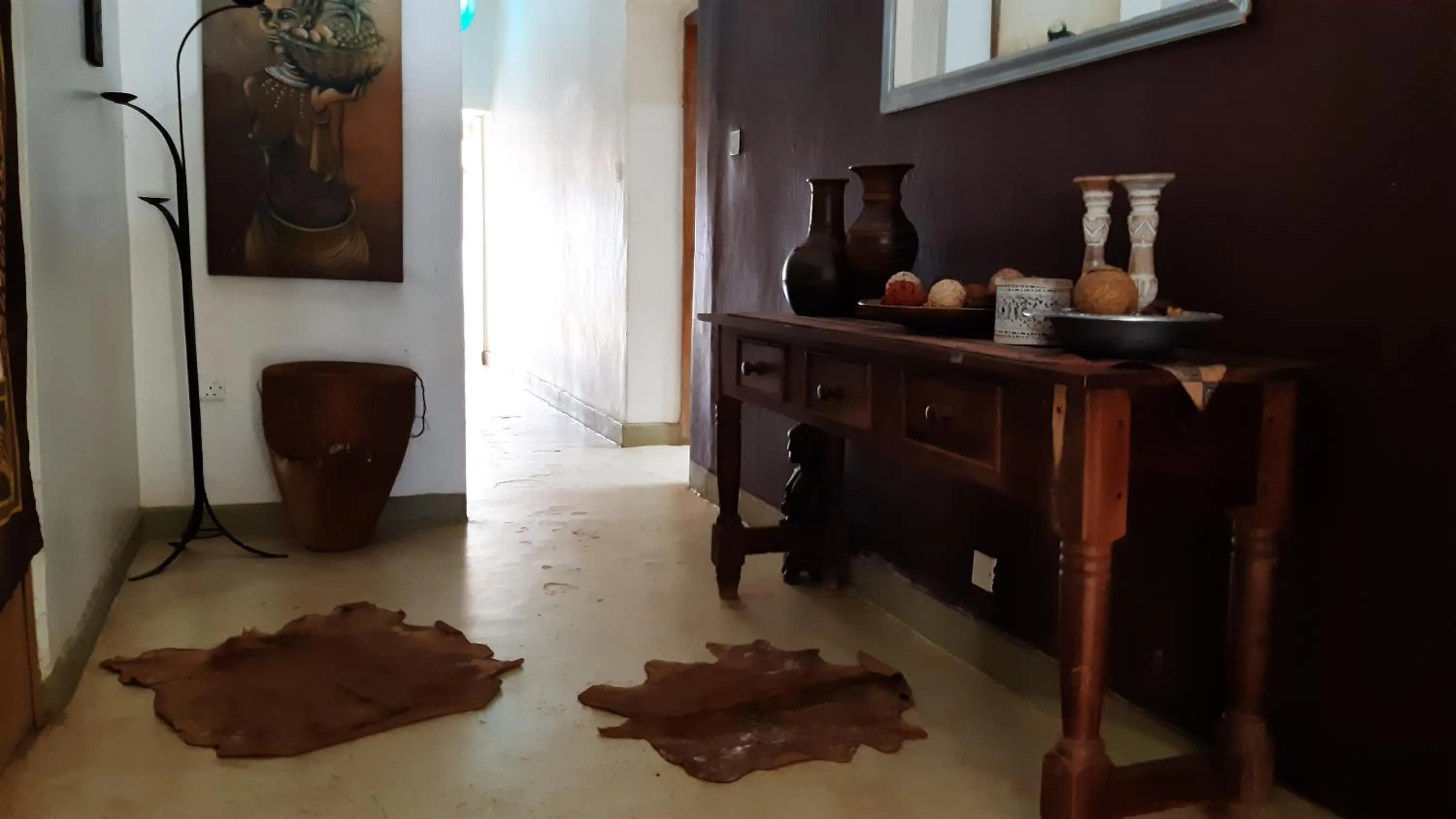 Seating area in Gately Inn Entebbe