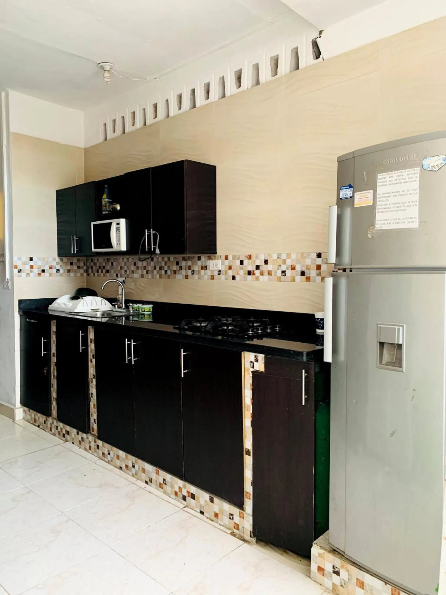 Kitchen or kitchenette in Hostal La Española de Getsemani