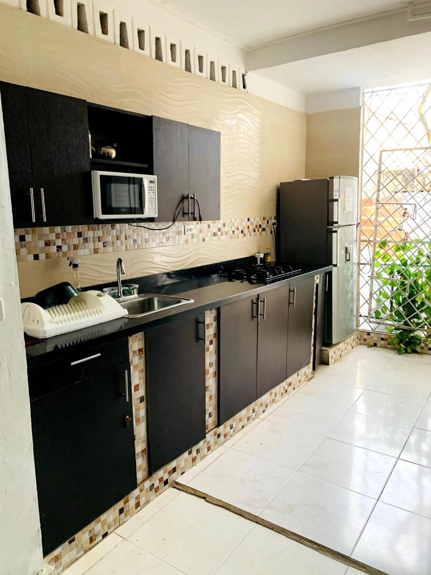 Kitchen or kitchenette in Hostal La Española de Getsemani