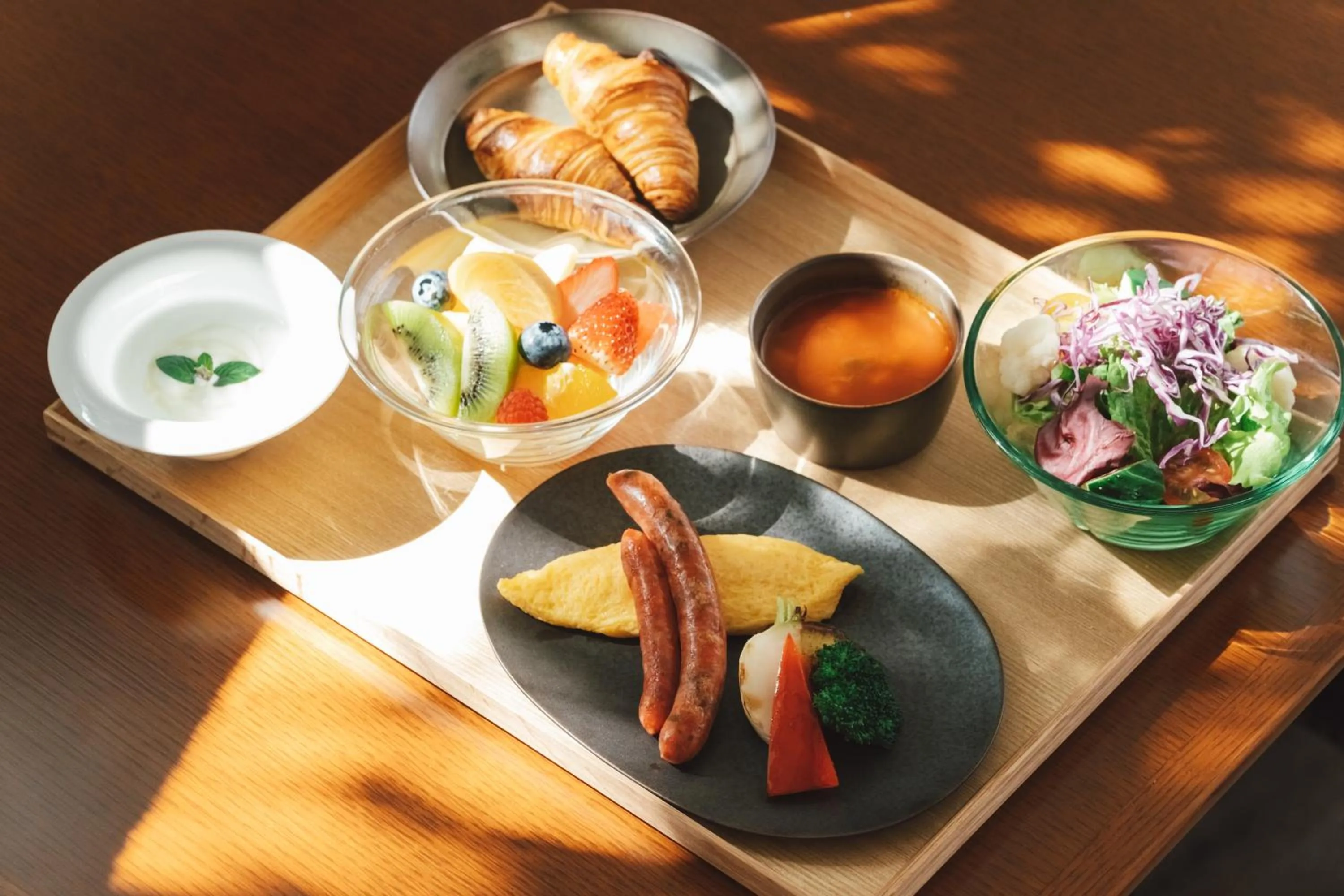 Breakfast in HOTEL KEYFOREST HOKUTO