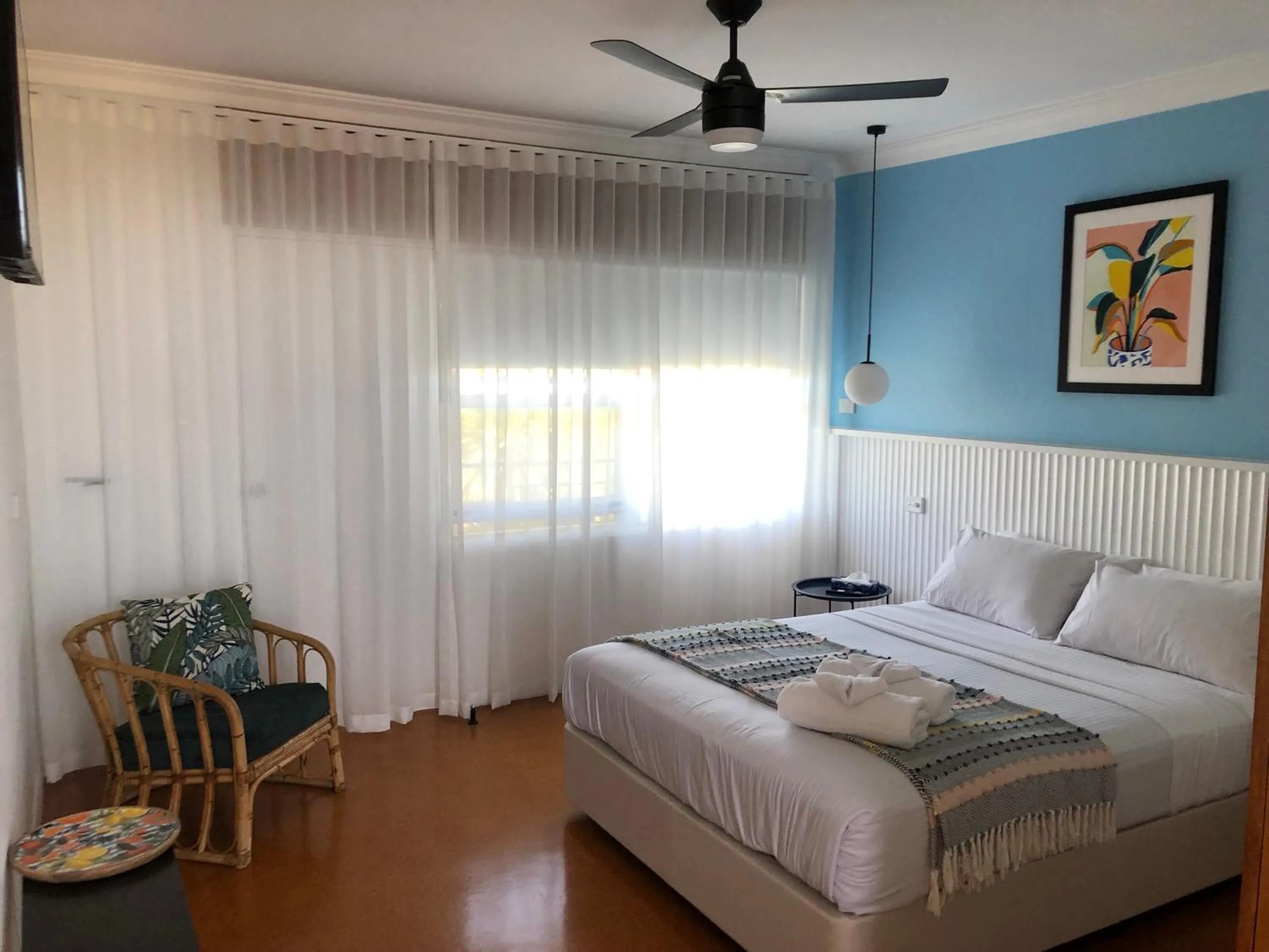 Bedroom, Bed in Paradise Motel Busselton