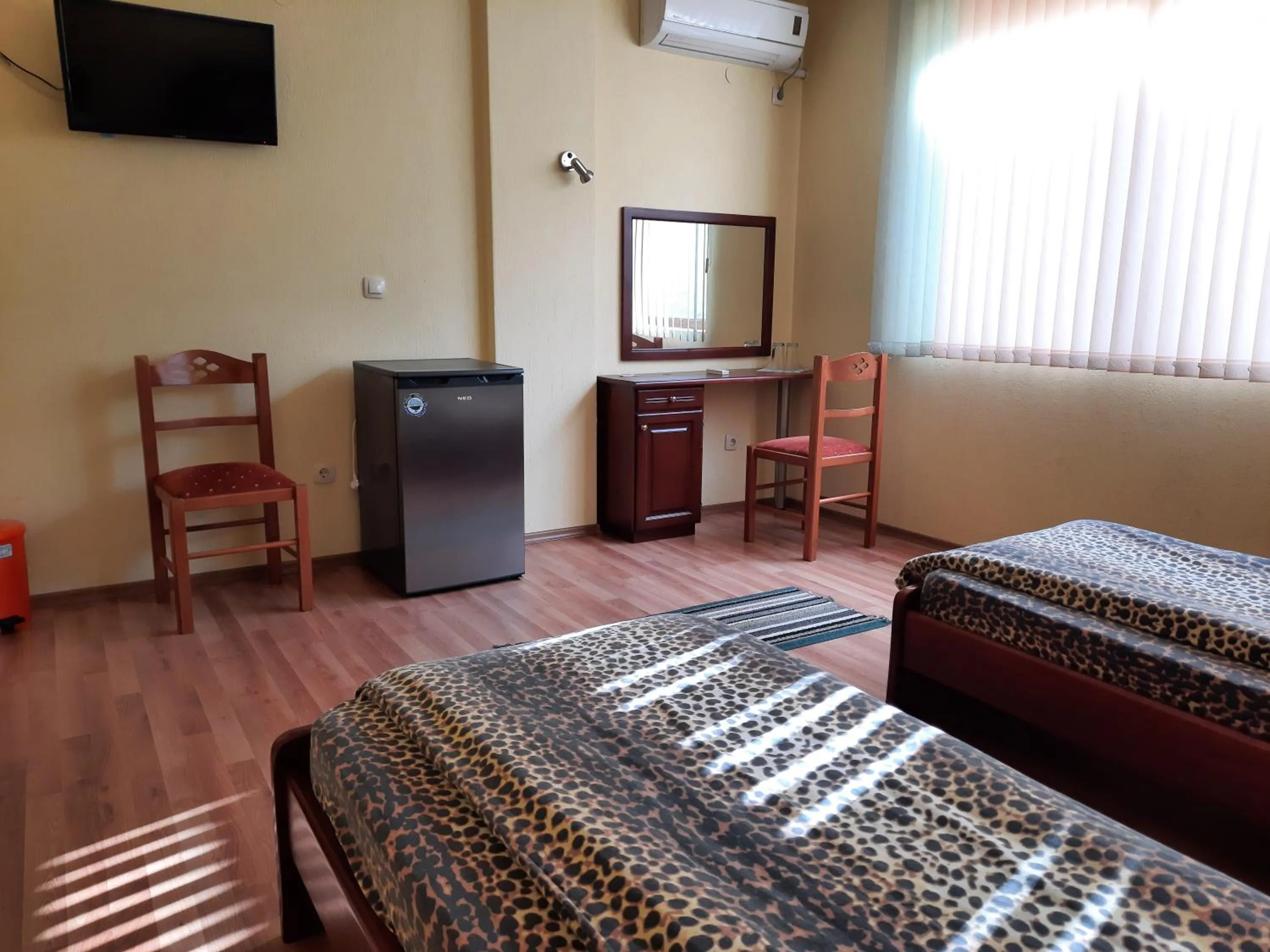 Bed in Motel Elegance