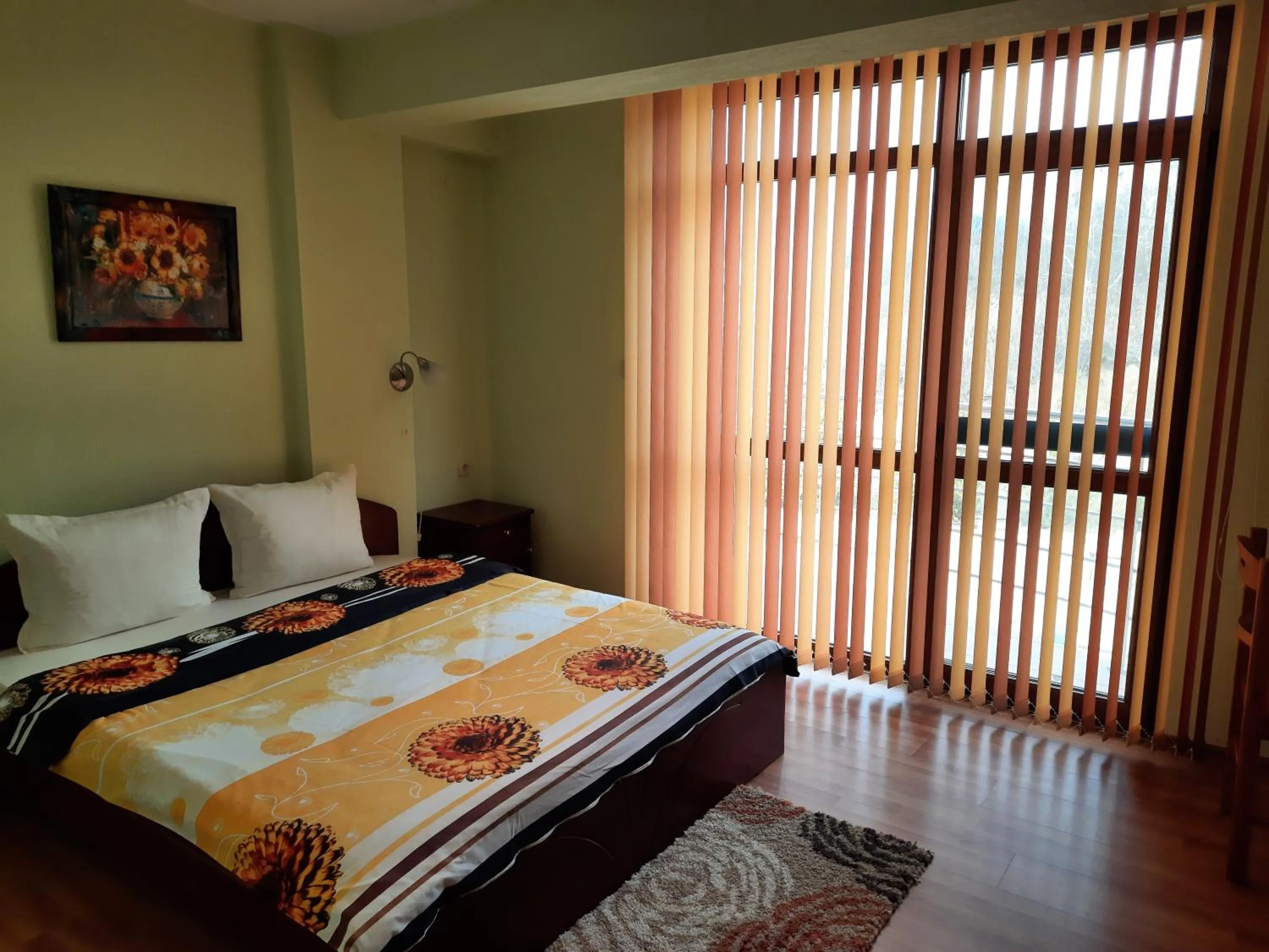 Bed in Motel Elegance