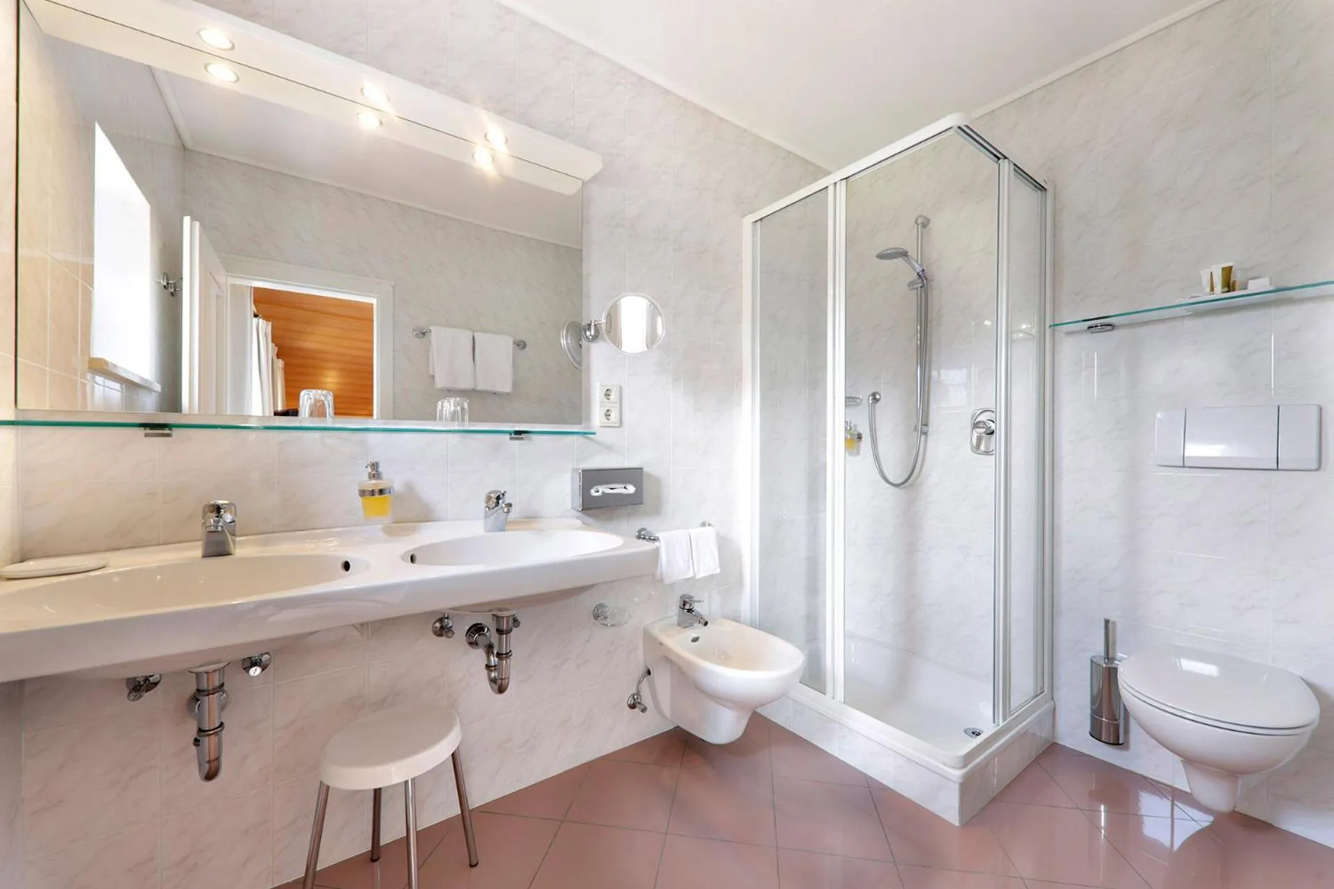 Bathroom in Hotel Mühle Mayer