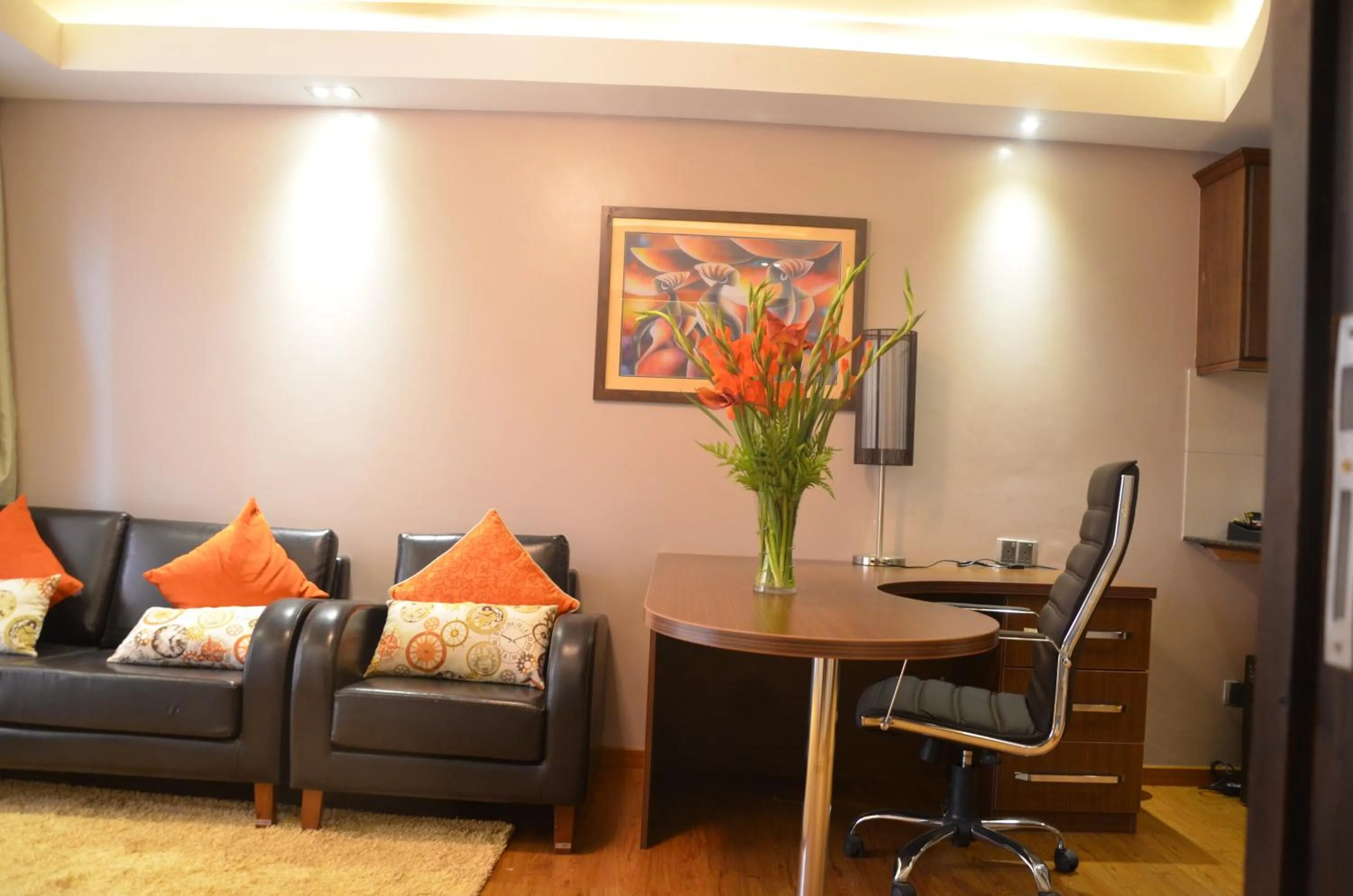 Living room in Ngong Hills Hotel