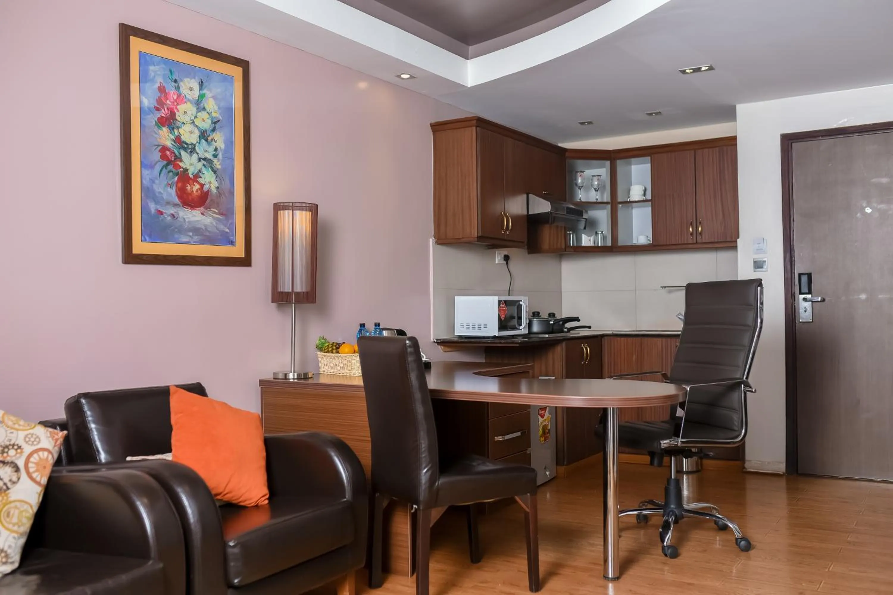 Seating area in Ngong Hills Hotel