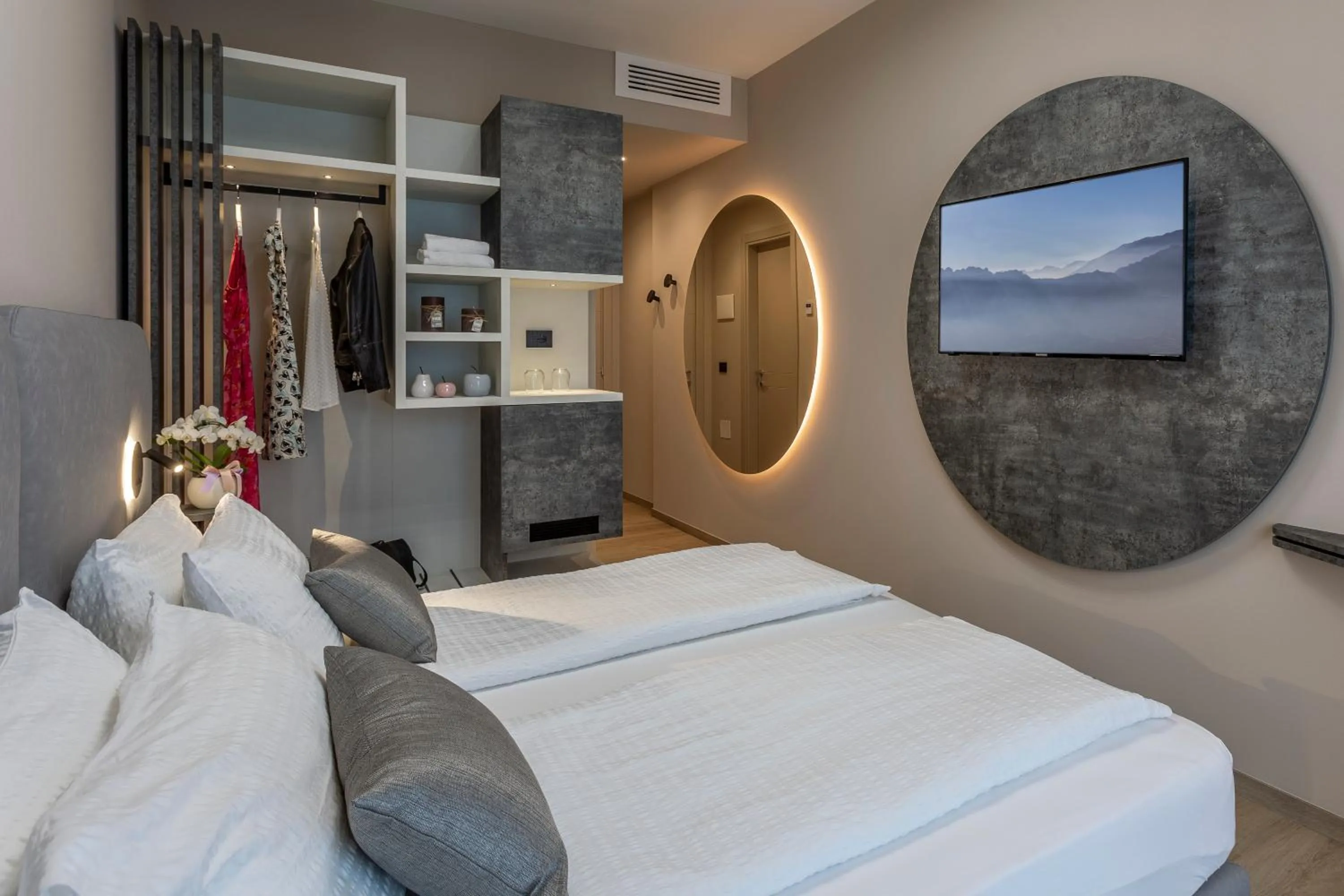 Bed in Hotel Veronesi