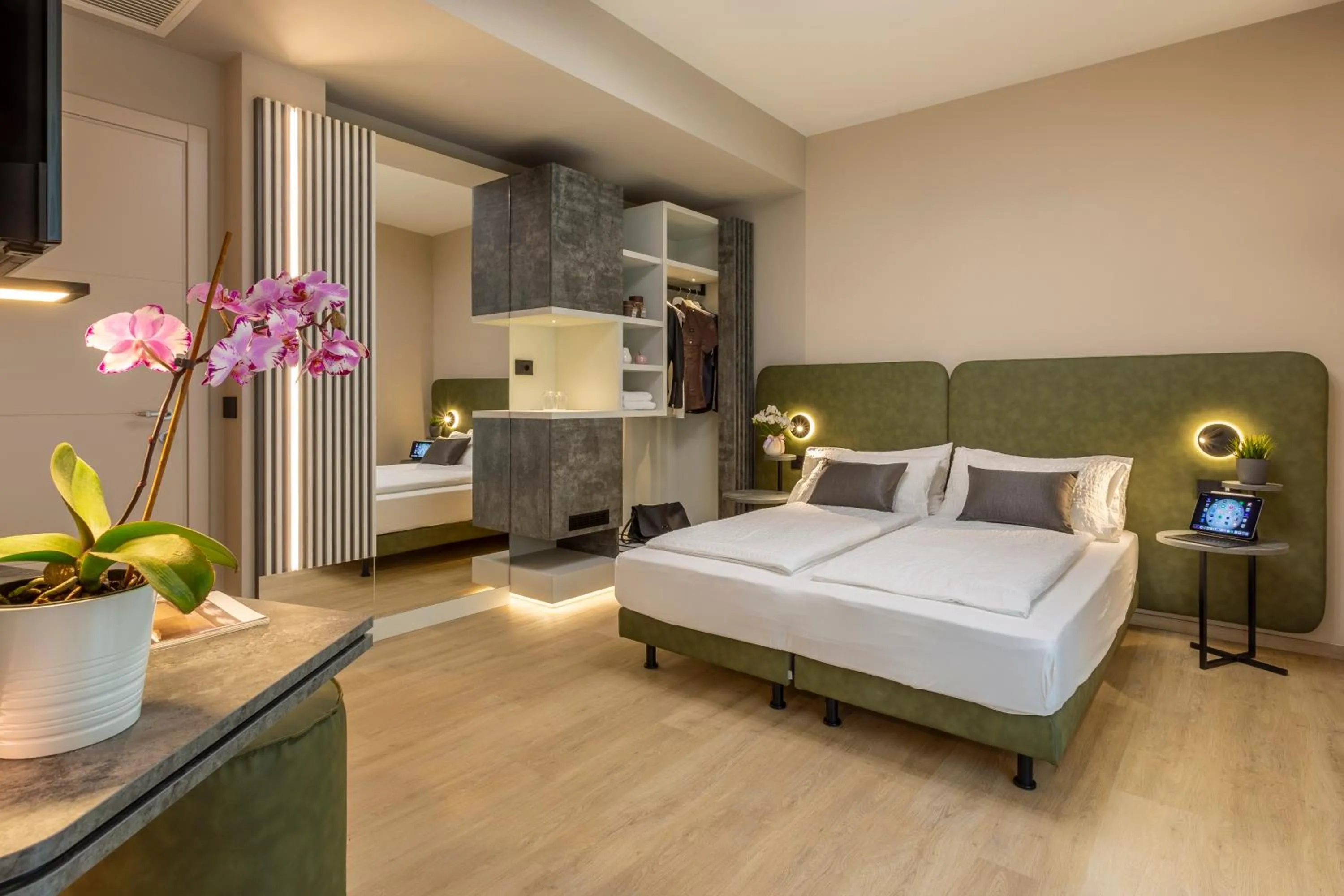 Bed in Hotel Veronesi