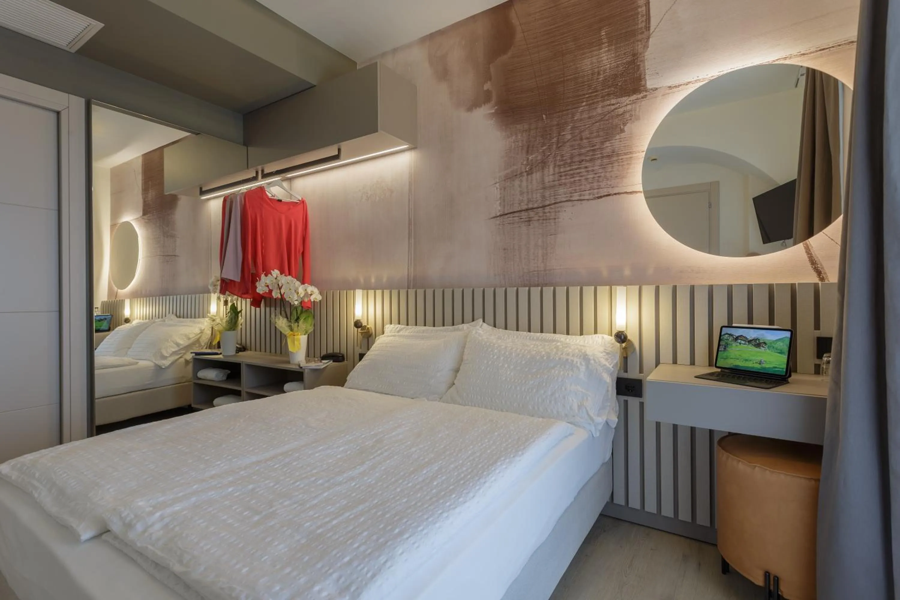 Bed in Hotel Veronesi