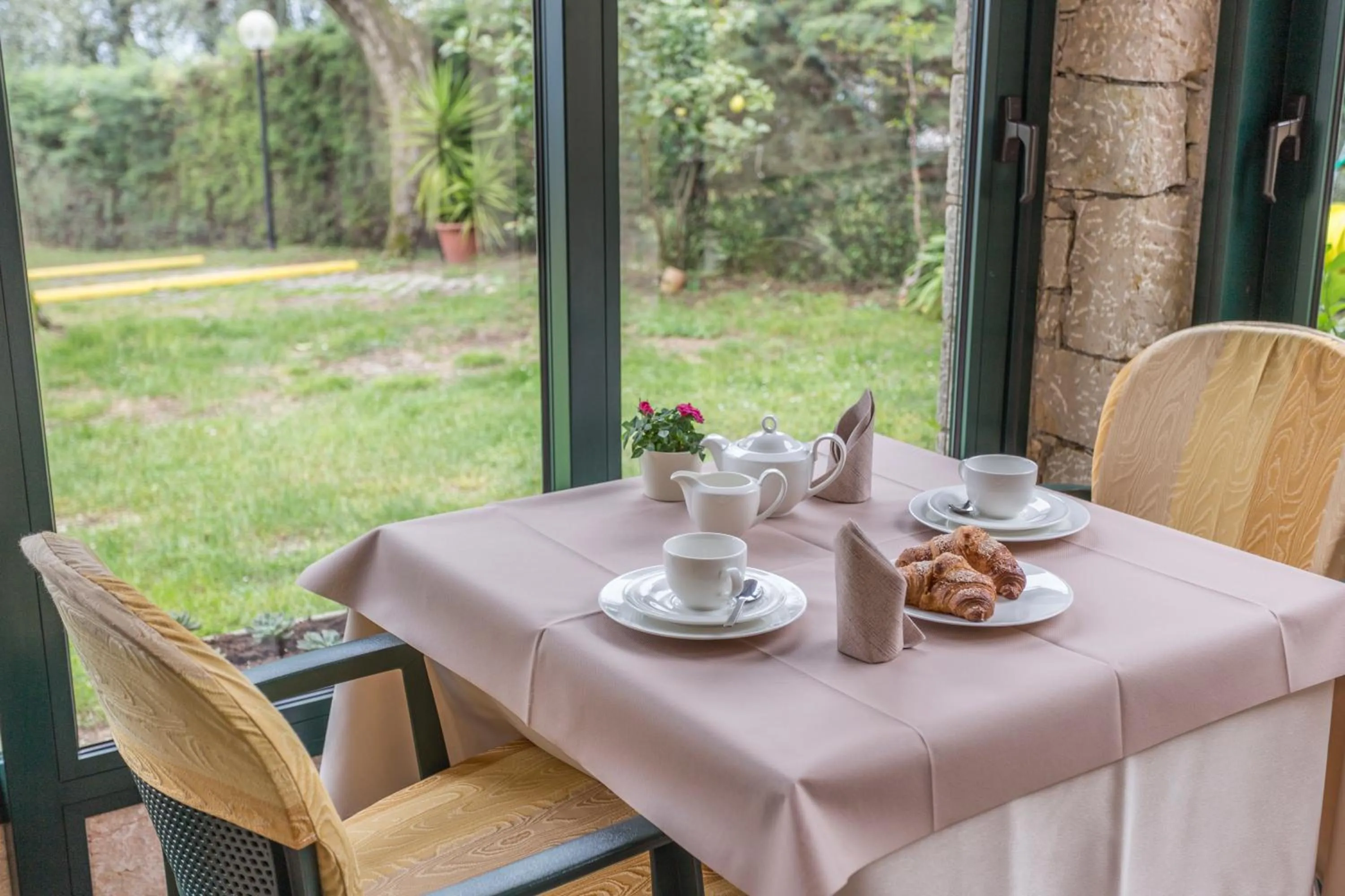 Garden view in Hotel Veronesi