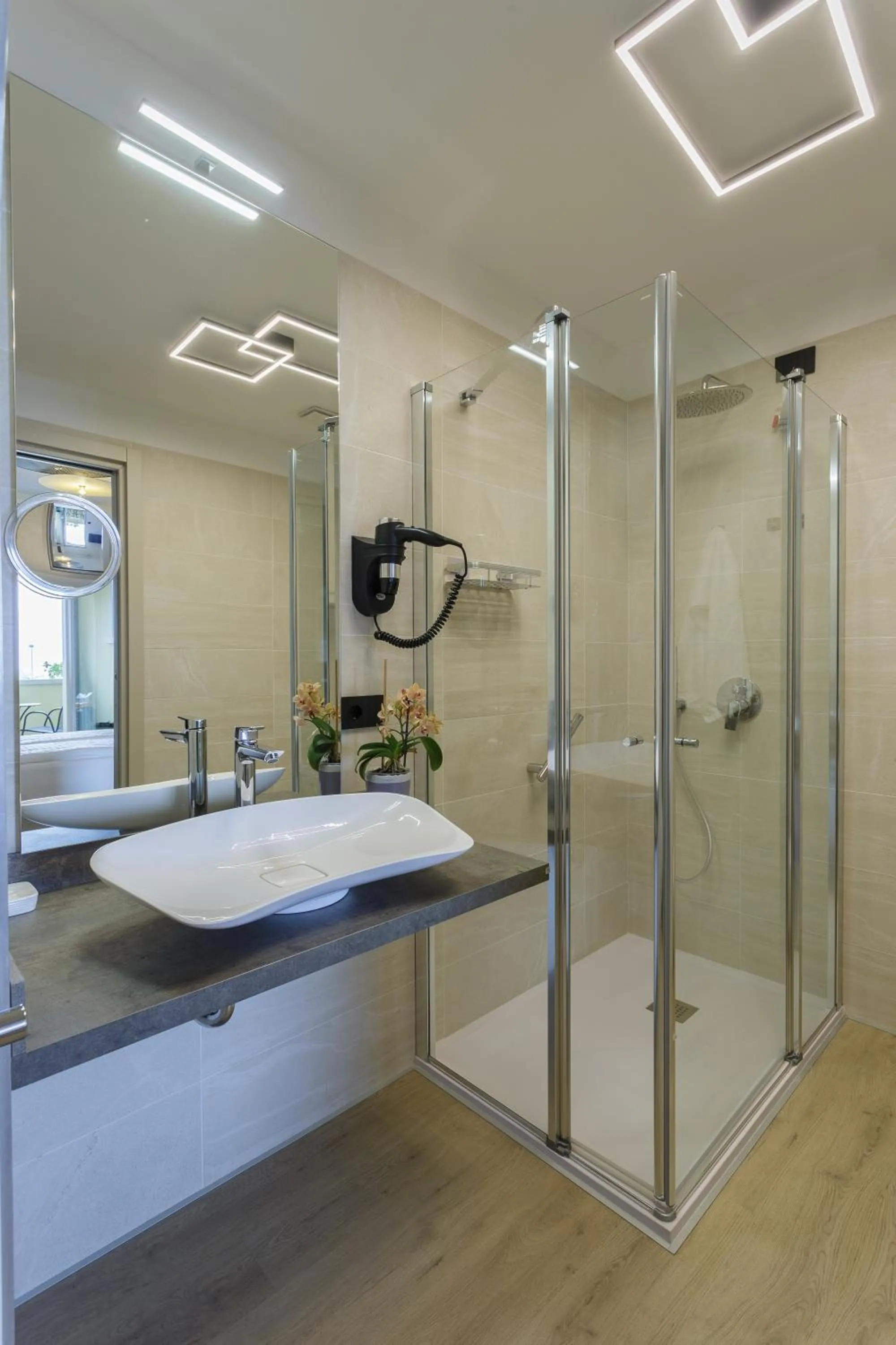 Shower in Hotel Veronesi