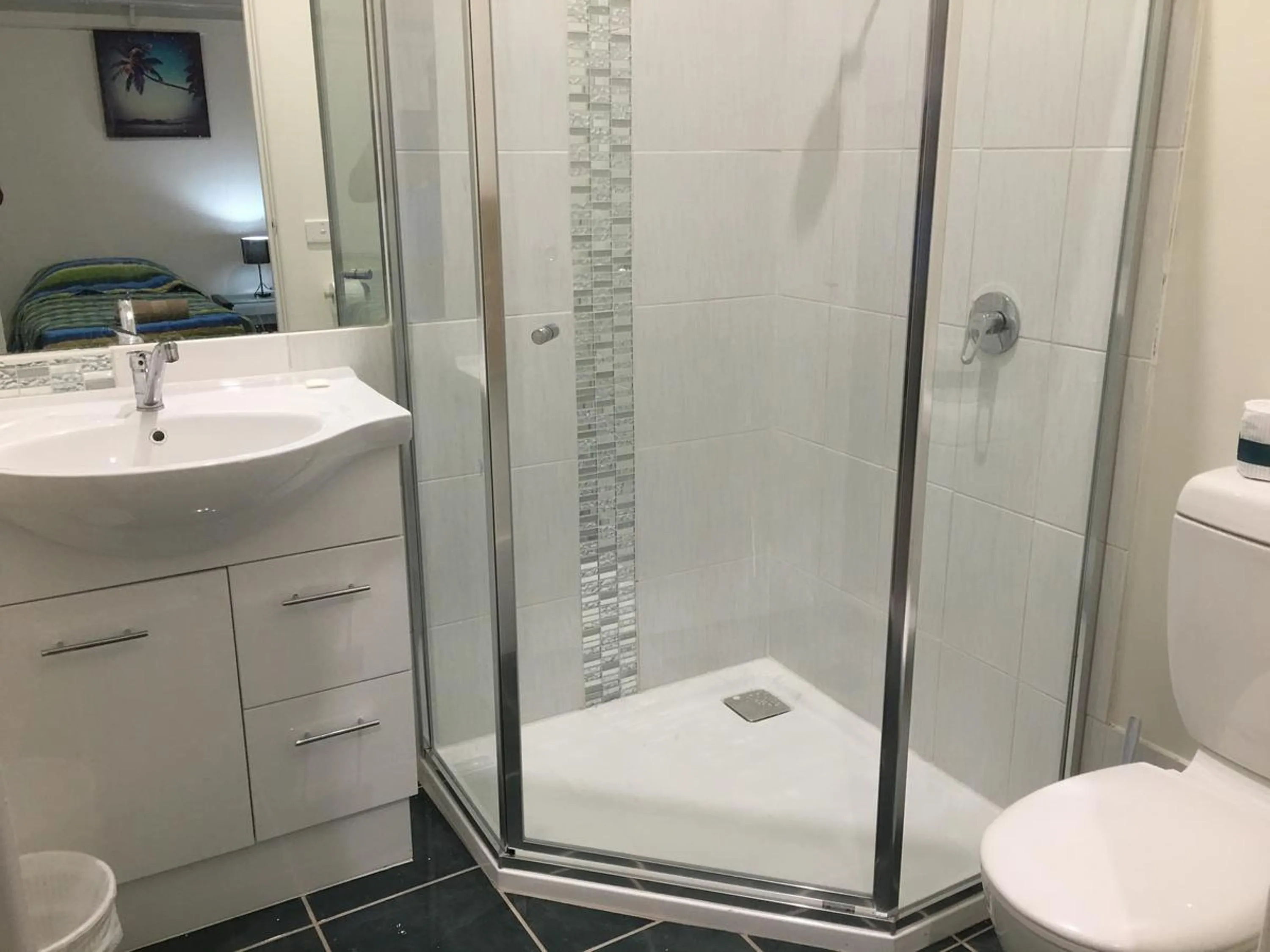 Shower in Albury Central Motel