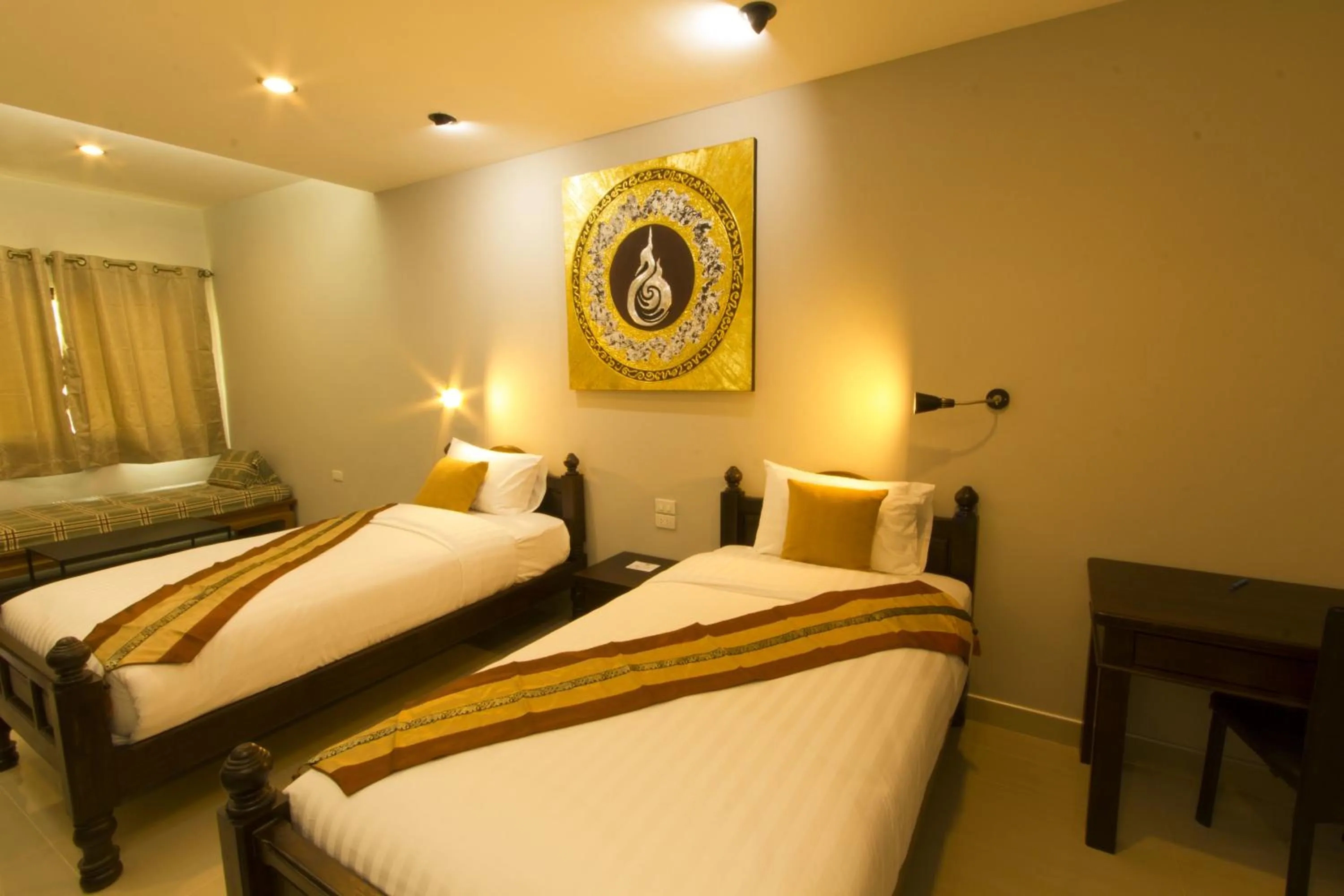 Bed in The Rise Resort