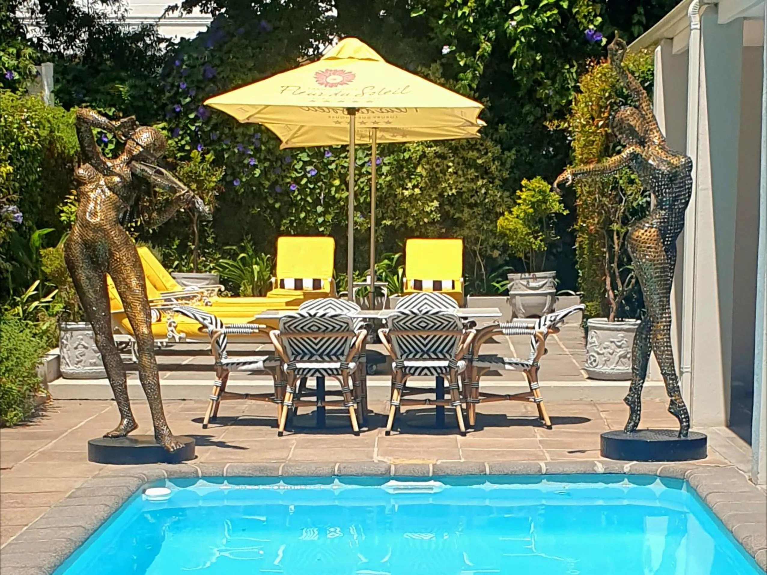 Patio in Fleur du Soleil Luxury Guesthouse