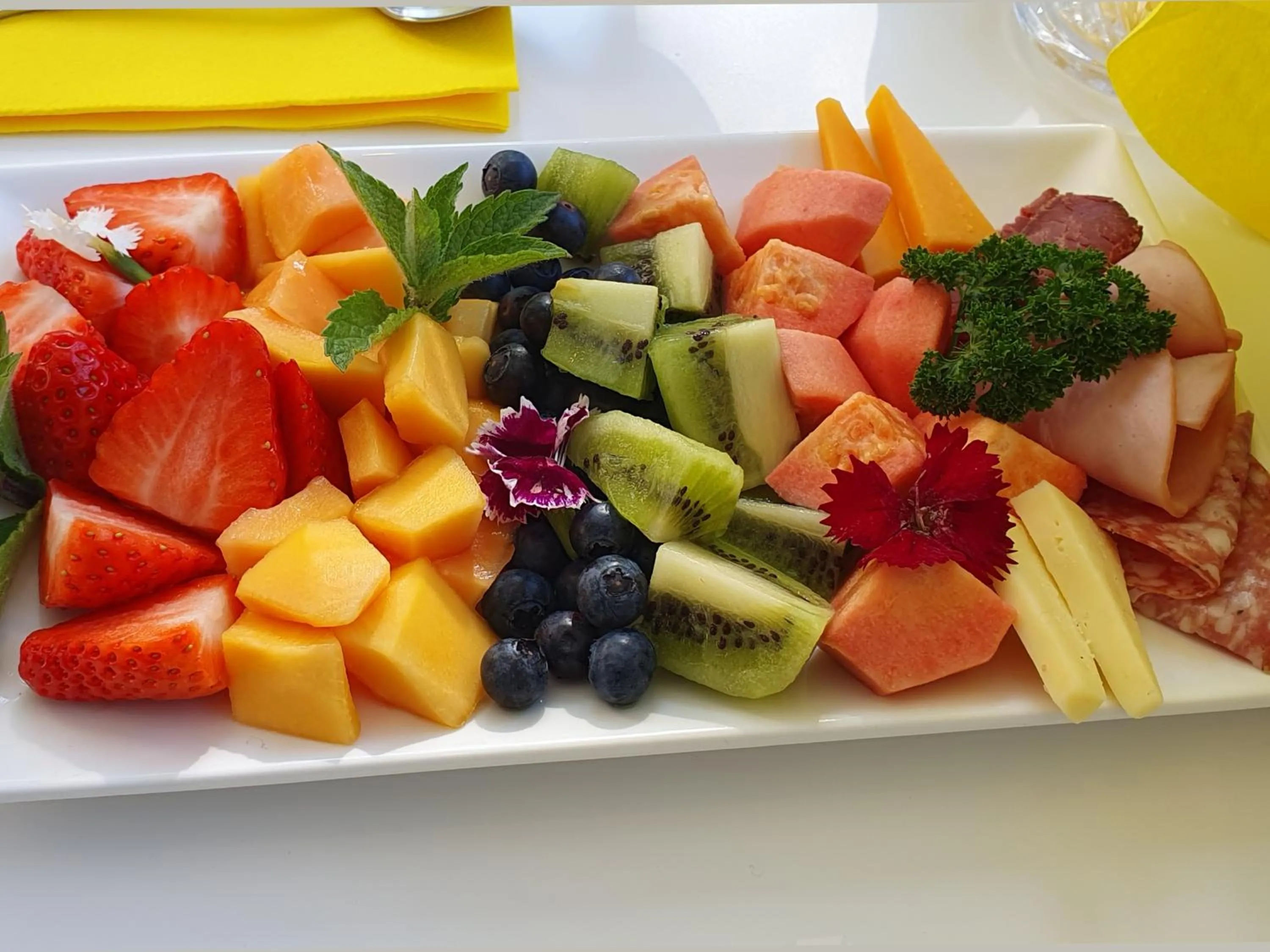 Food close-up in Fleur du Soleil Luxury Guesthouse