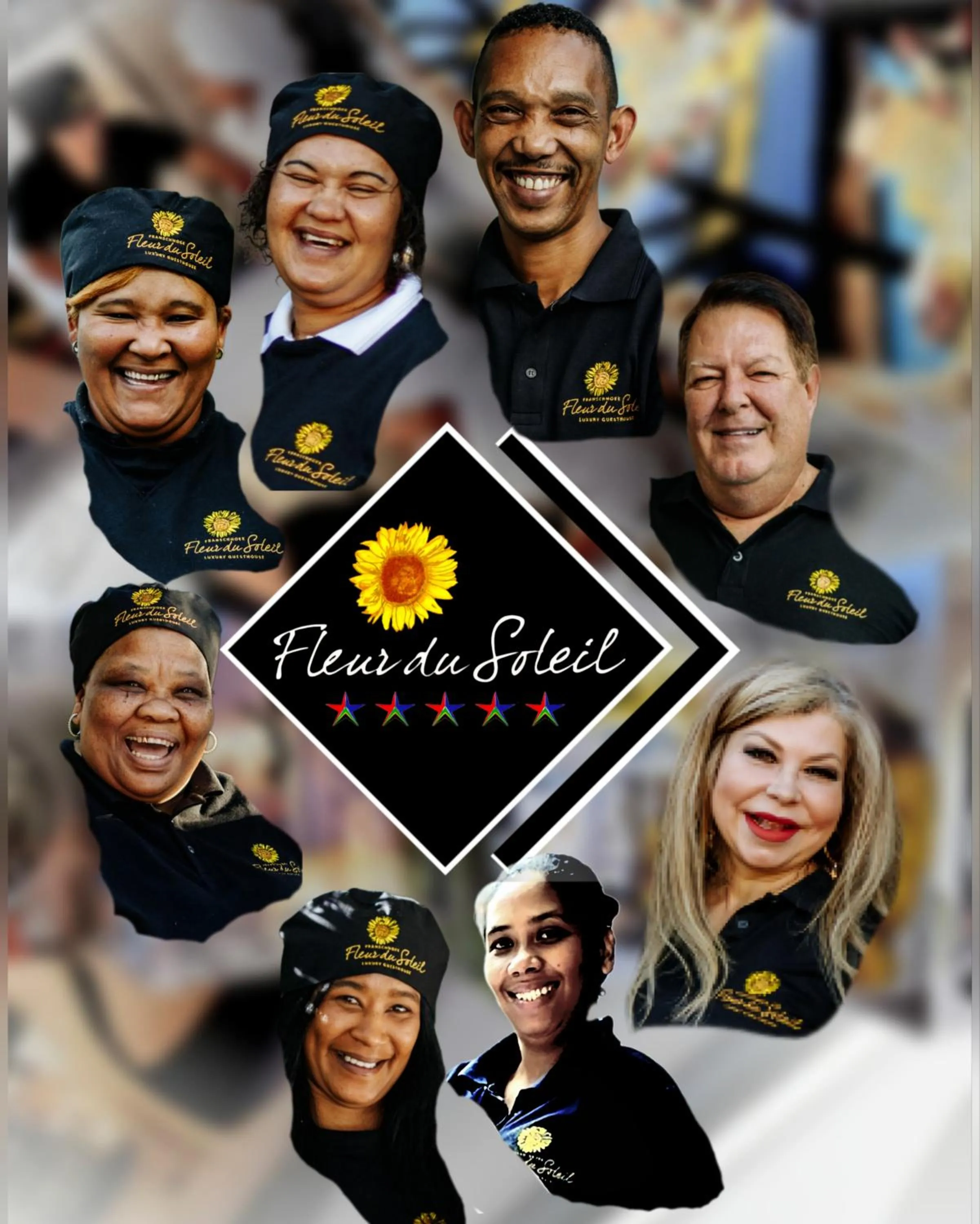 Staff in Fleur du Soleil Luxury Guesthouse