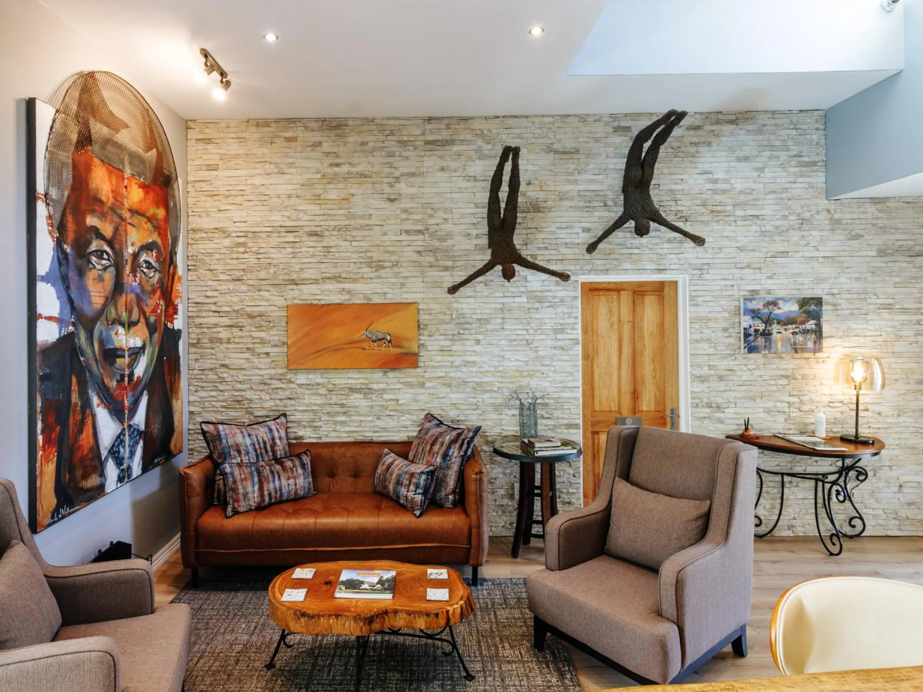 Living room in Fleur du Soleil Luxury Guesthouse