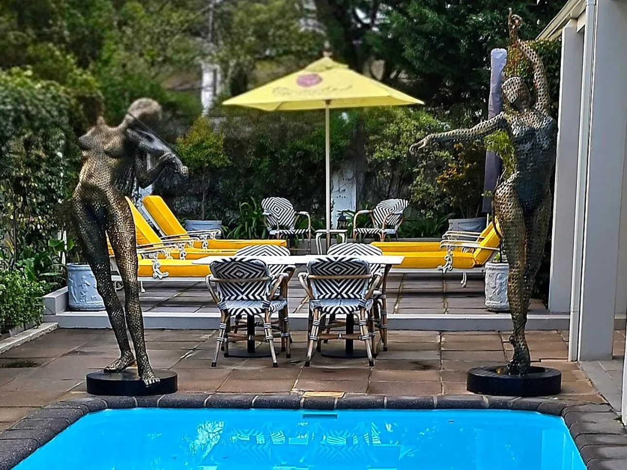 Patio in Fleur du Soleil Luxury Guesthouse