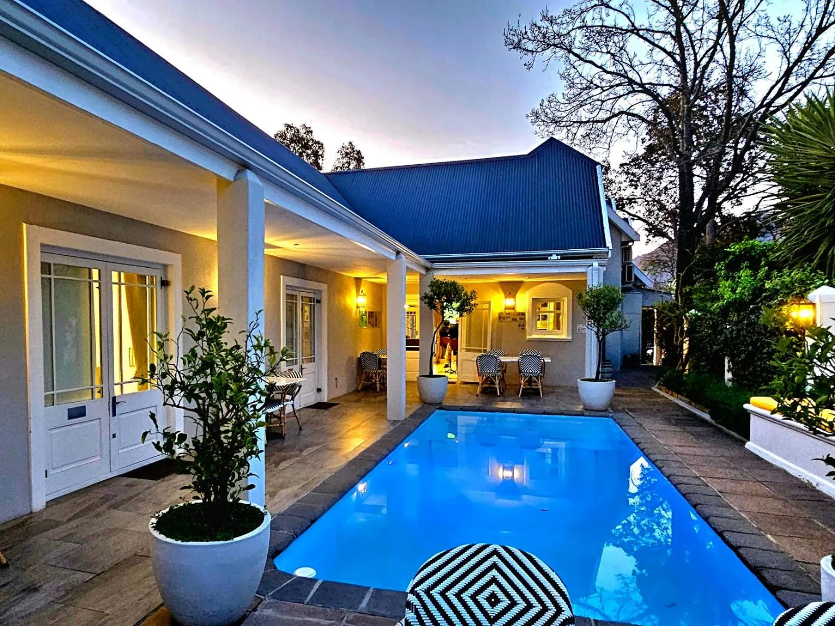 Patio in Fleur du Soleil Luxury Guesthouse