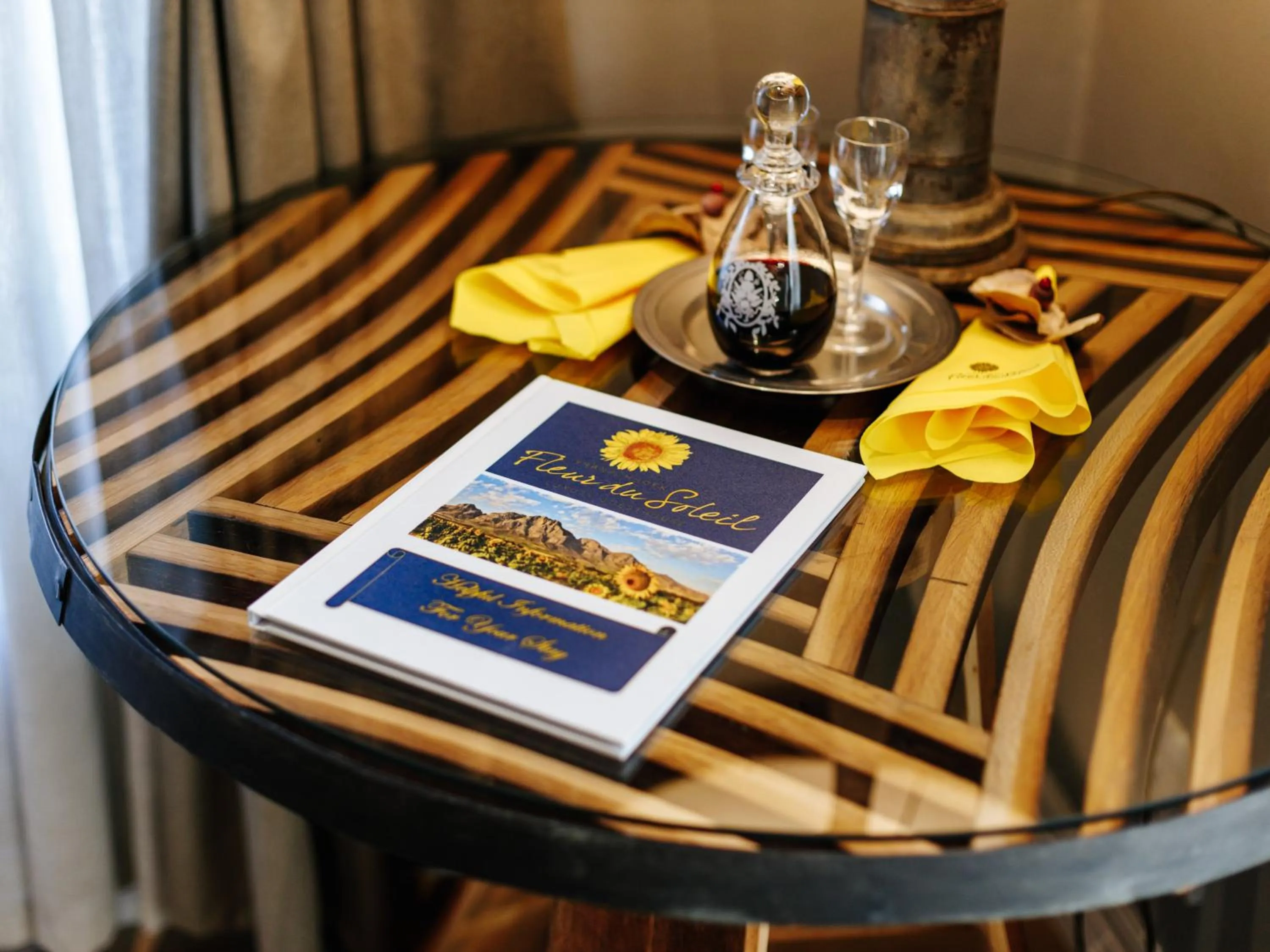 Decorative detail in Fleur du Soleil Luxury Guesthouse